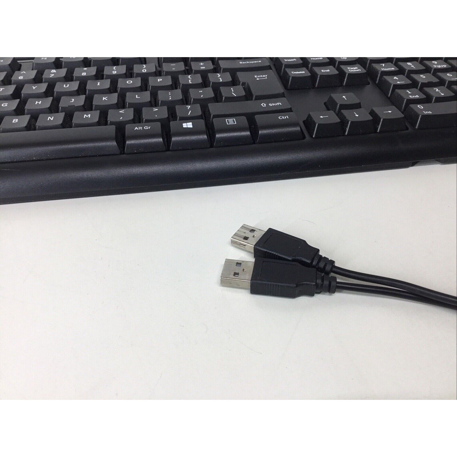 Lot of 2 - iMicro 104-key USB Wired Keyboard KB-US9821