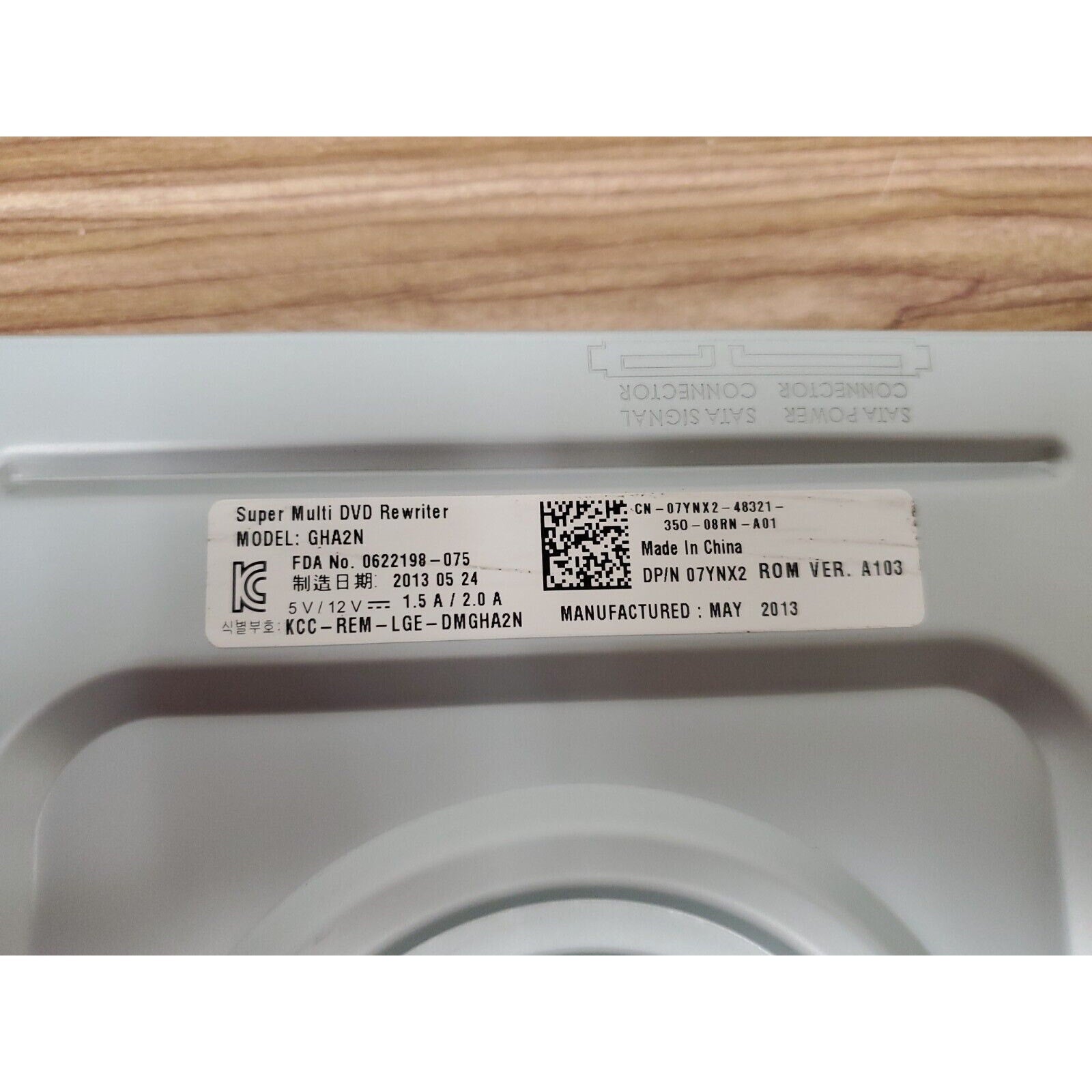 H-L Data Storage GHA2N Super Multi DVD Rewriter SATA RW Burner Drive Dell 7YNX2