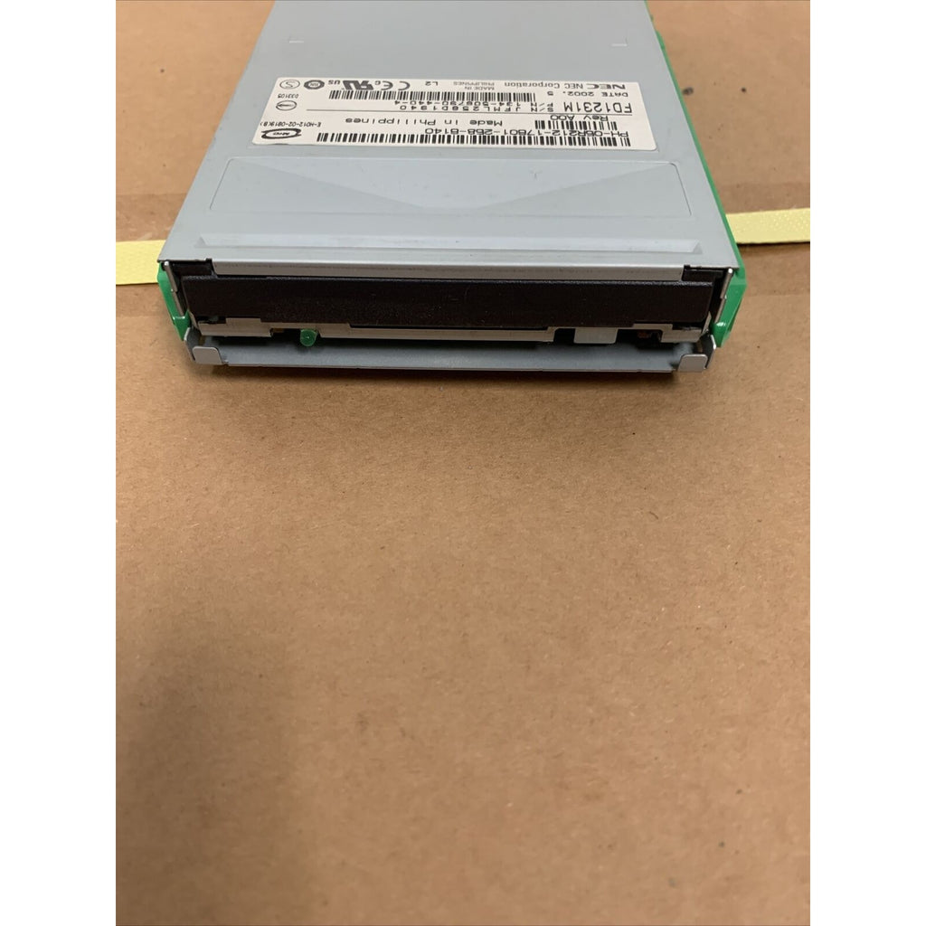 Dell 5R212 W7374 NEC FD1231M Internal 3.5" Floppy Drive With Green Rails