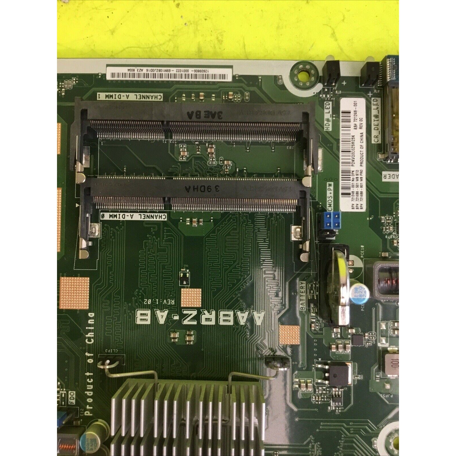 HP Pavilion 20 All-in-One Motherboard 720657-001 AABRZ-AB