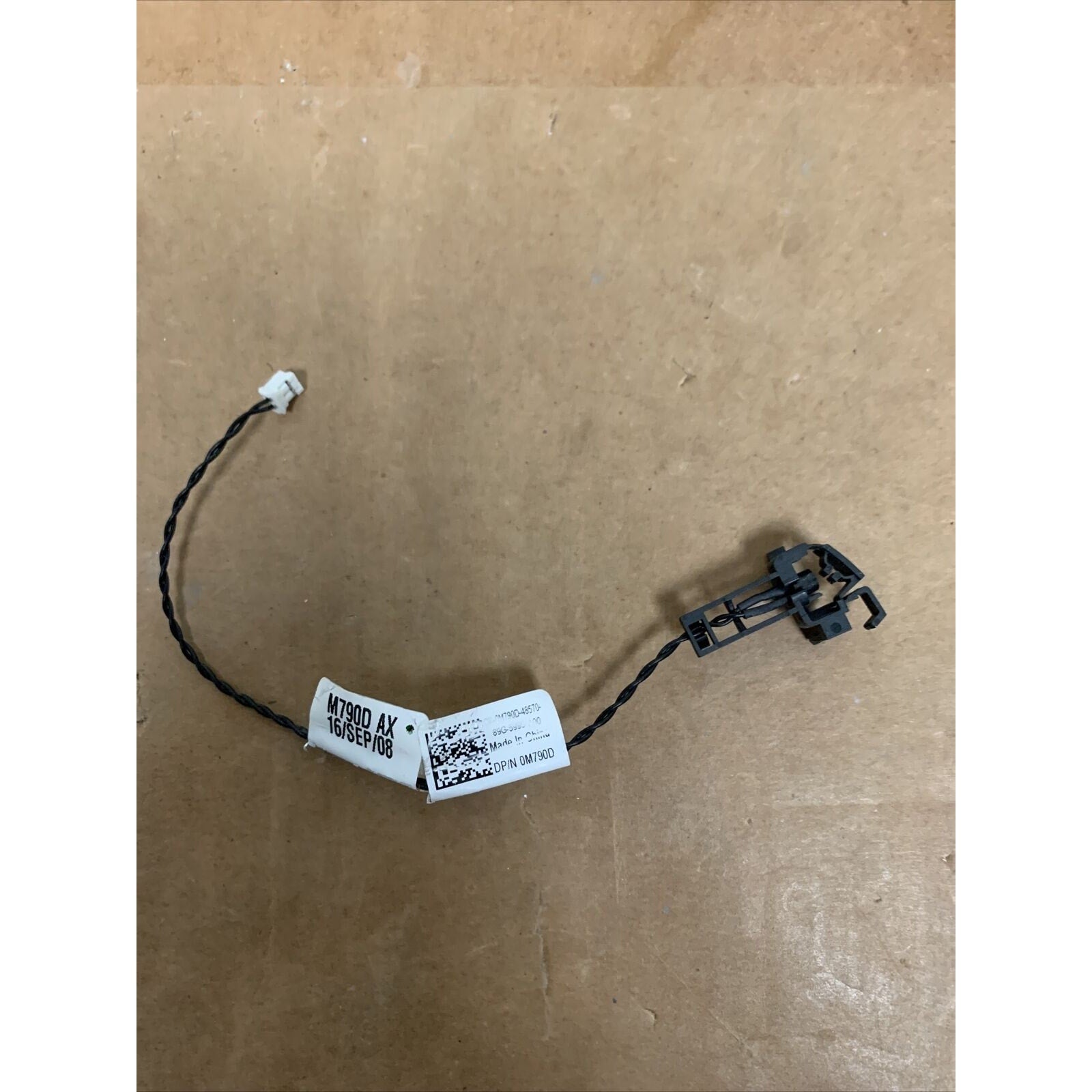 Dell Optiplex 760 960 Computer Thermal Sensor Cable 6.5" With Clip M790D 0M790D