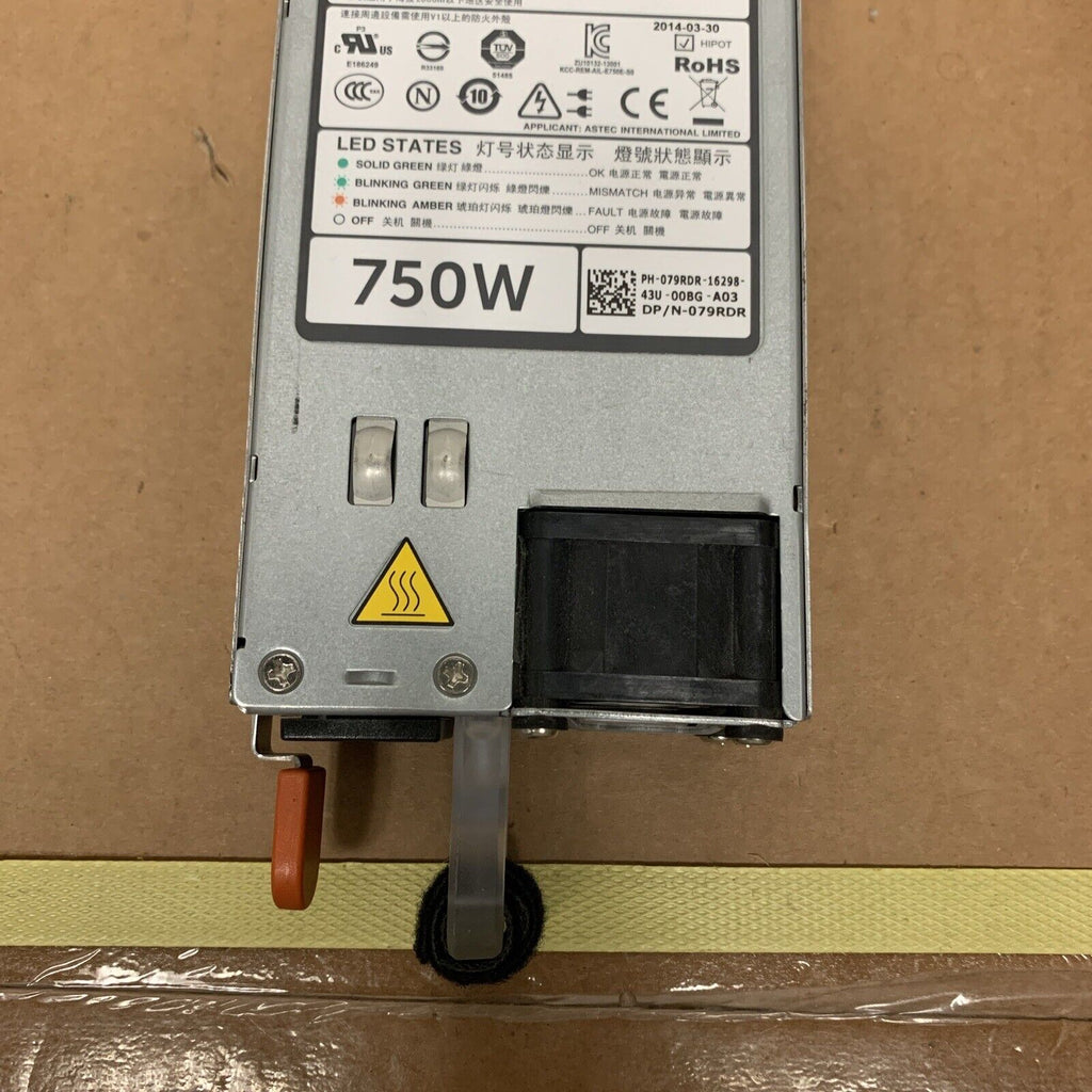 Dell PowerEdge R620 R720 750W Power Supply 79RDR