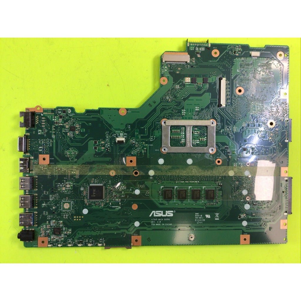 Asus X75VD Rev 2.0 4GB RAM Motherboard ND0MB1B00-A03
