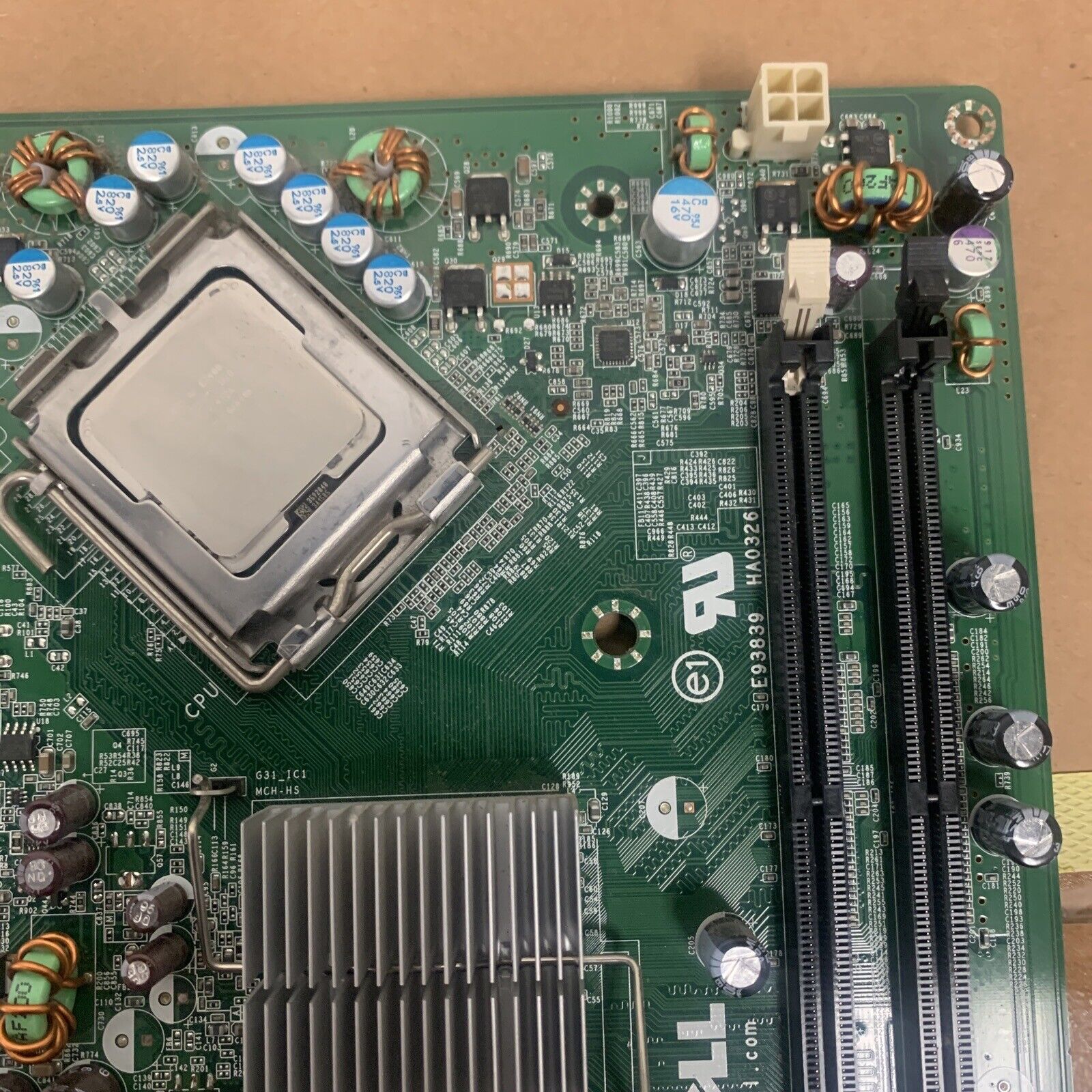 Dell Optiplex 360 0T656F Motherboard w/ Intel E7400 CPU - No I/O Shield