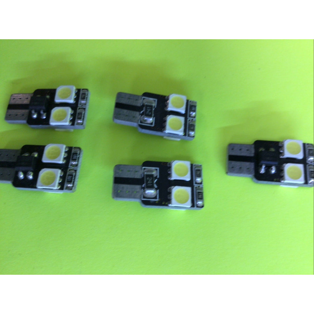 5 Pack T10 CANBUS 4 5050SMD LED Bulbs