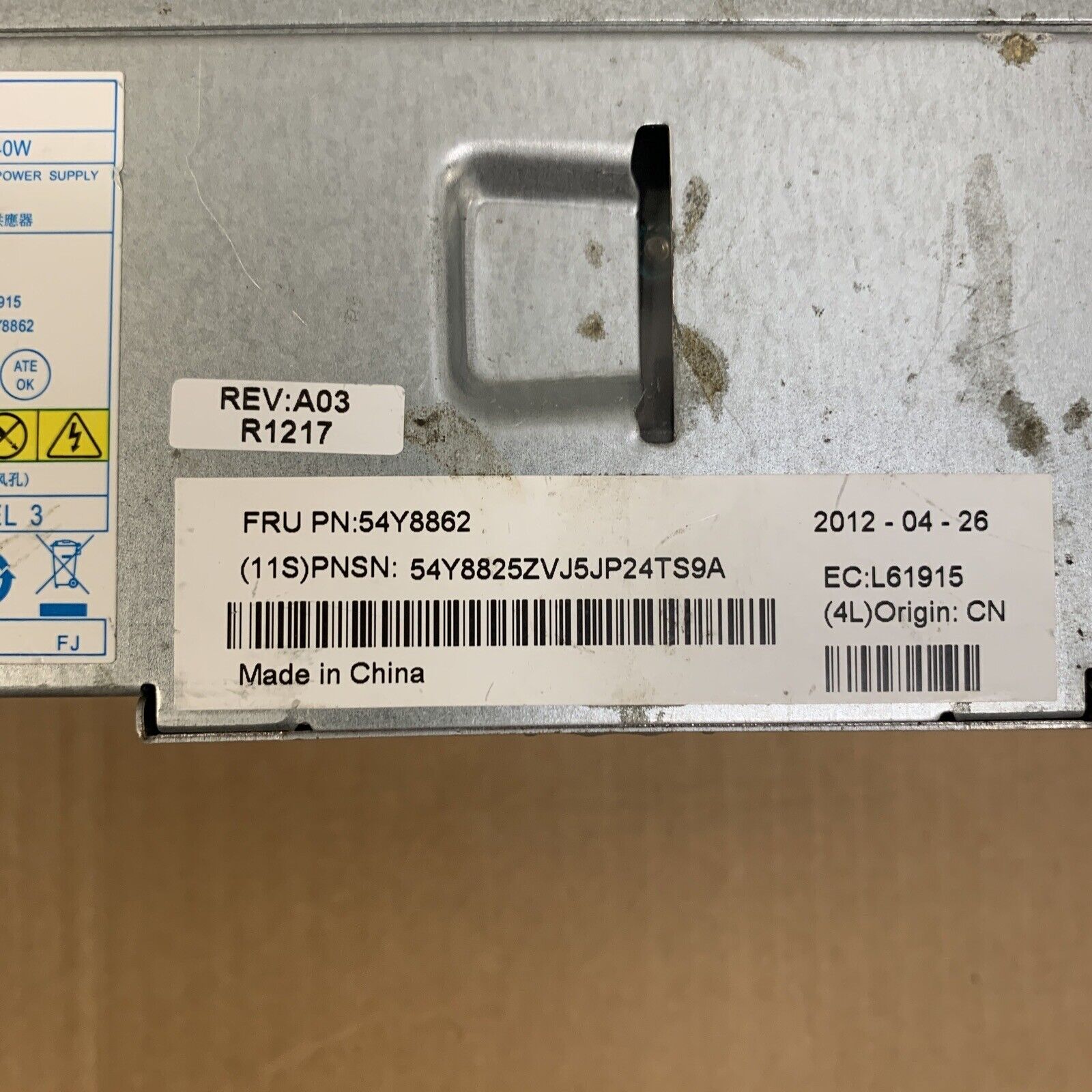 LiteON 54Y8862 240 Watt Lenovo M70 M80 M91 SFF Power Supply - PS-5241-03