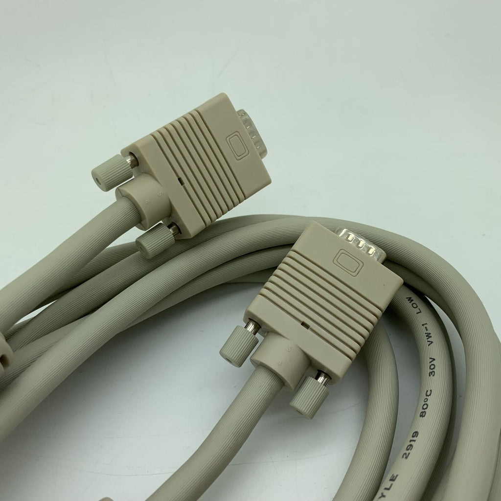10ft 15-pin SVGA / VGA PC Computer Monitor Cable - Male To Male - 10 Feet Long