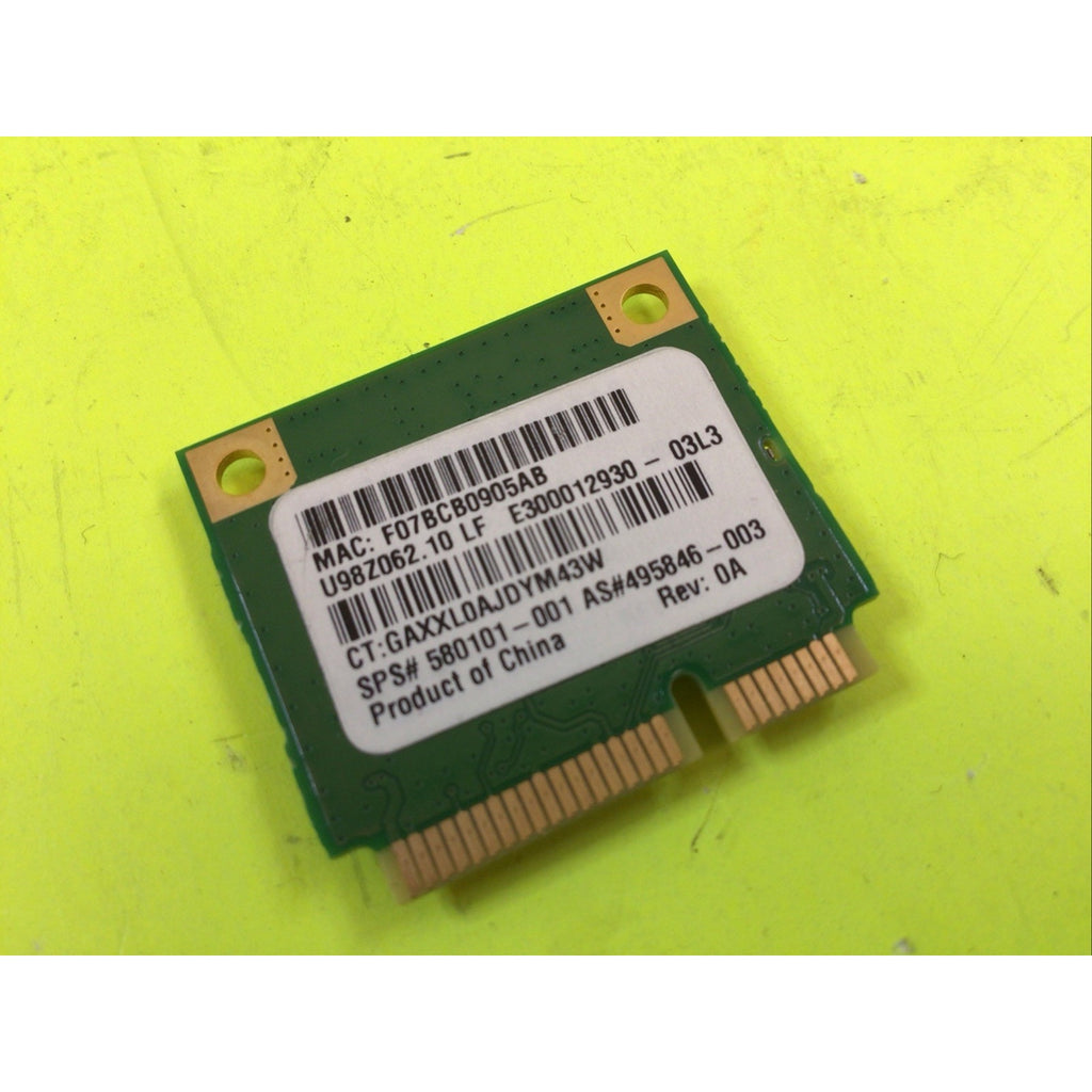 580101-001 HP Wireless Card WLAN 802.11Bgn