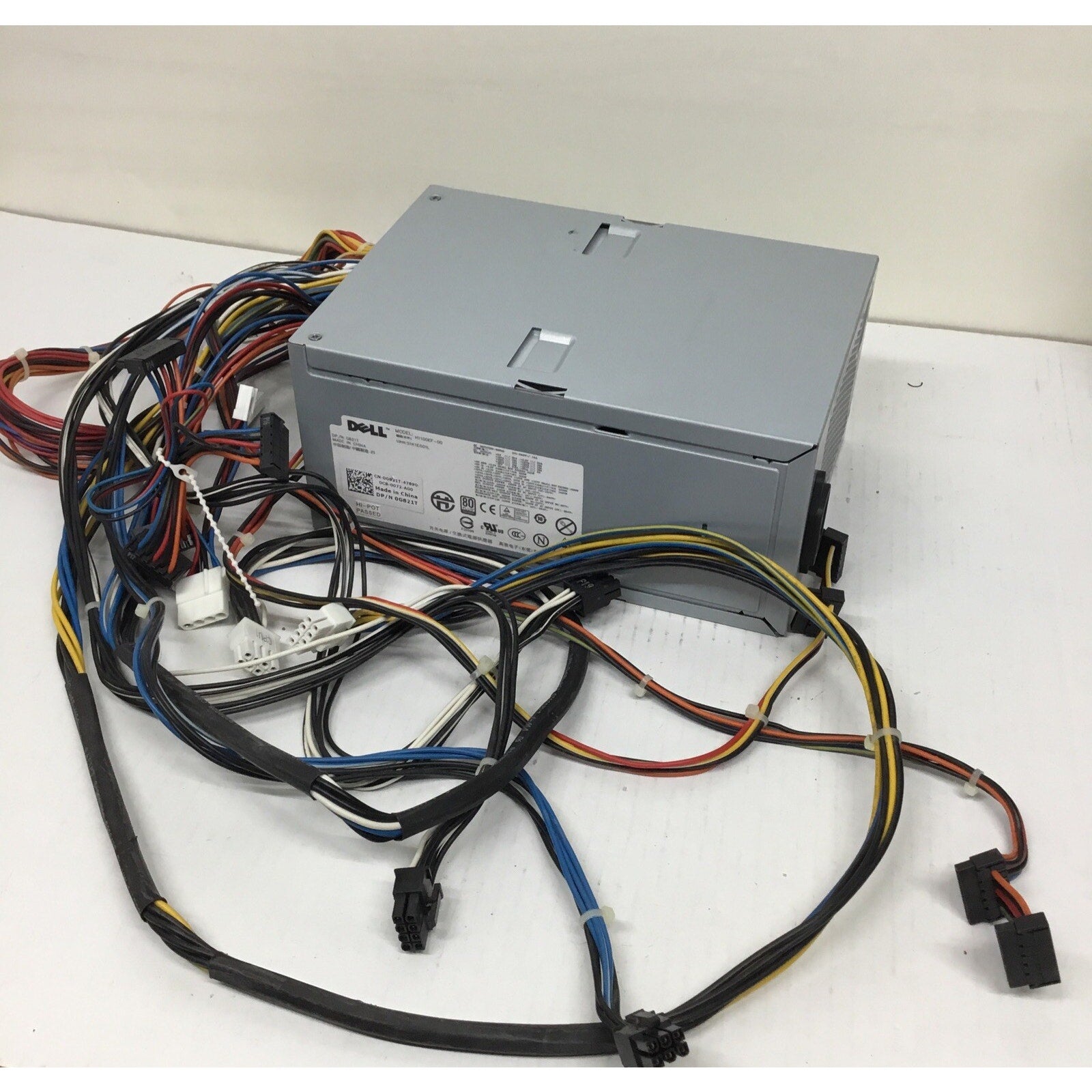 Genuine Dell 0G821T H1100EF-00 Precision T7500 1100W Power Supply 80+ SILVER