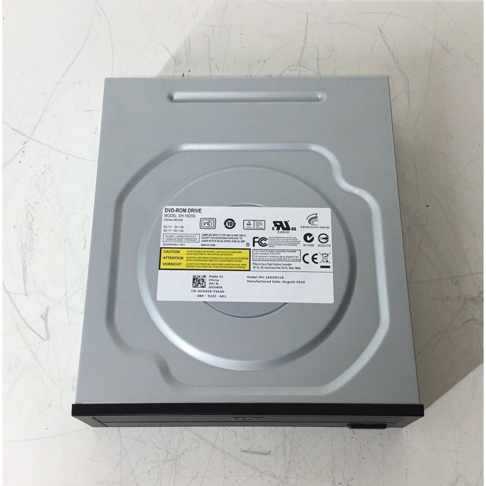 Dell Optiplex DH-16D5S 16X SATA DVD-ROM Drive 0H345R H345R