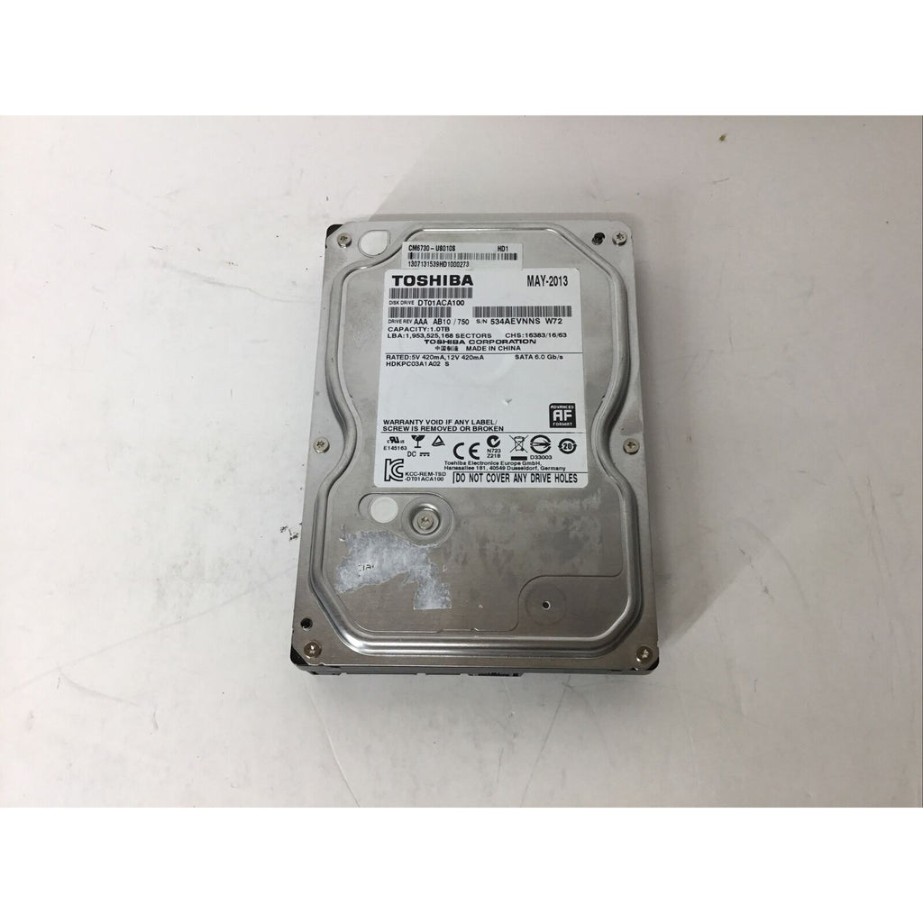 TOSHIBA Internal Hard Drive DT01ACA100 1TB SATA 6.0Gb/s