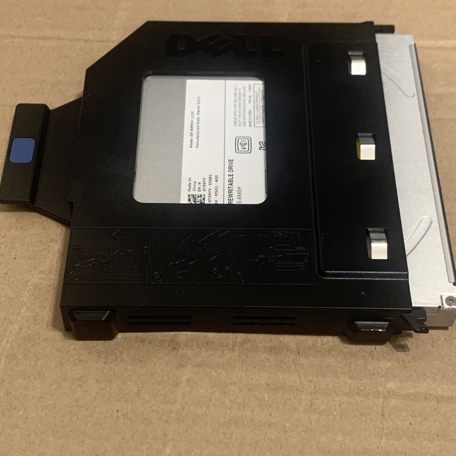 DELL DS-8A9SH 0T99YY OPTIPLEX 3020 9020 DVD RW DRIVE - TESTED - T99YY - No Bezel