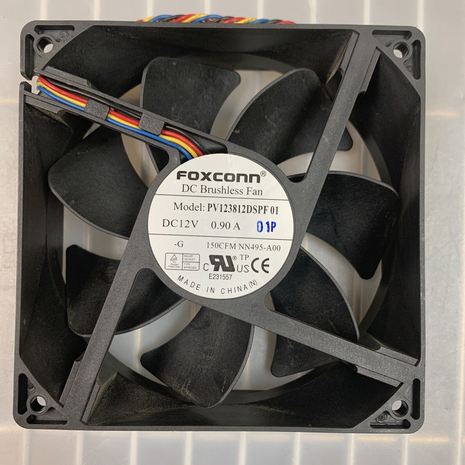 Foxconn PV123812DSPF01 120mm x 38mm Case Cooling Fan - 12V 0.90A