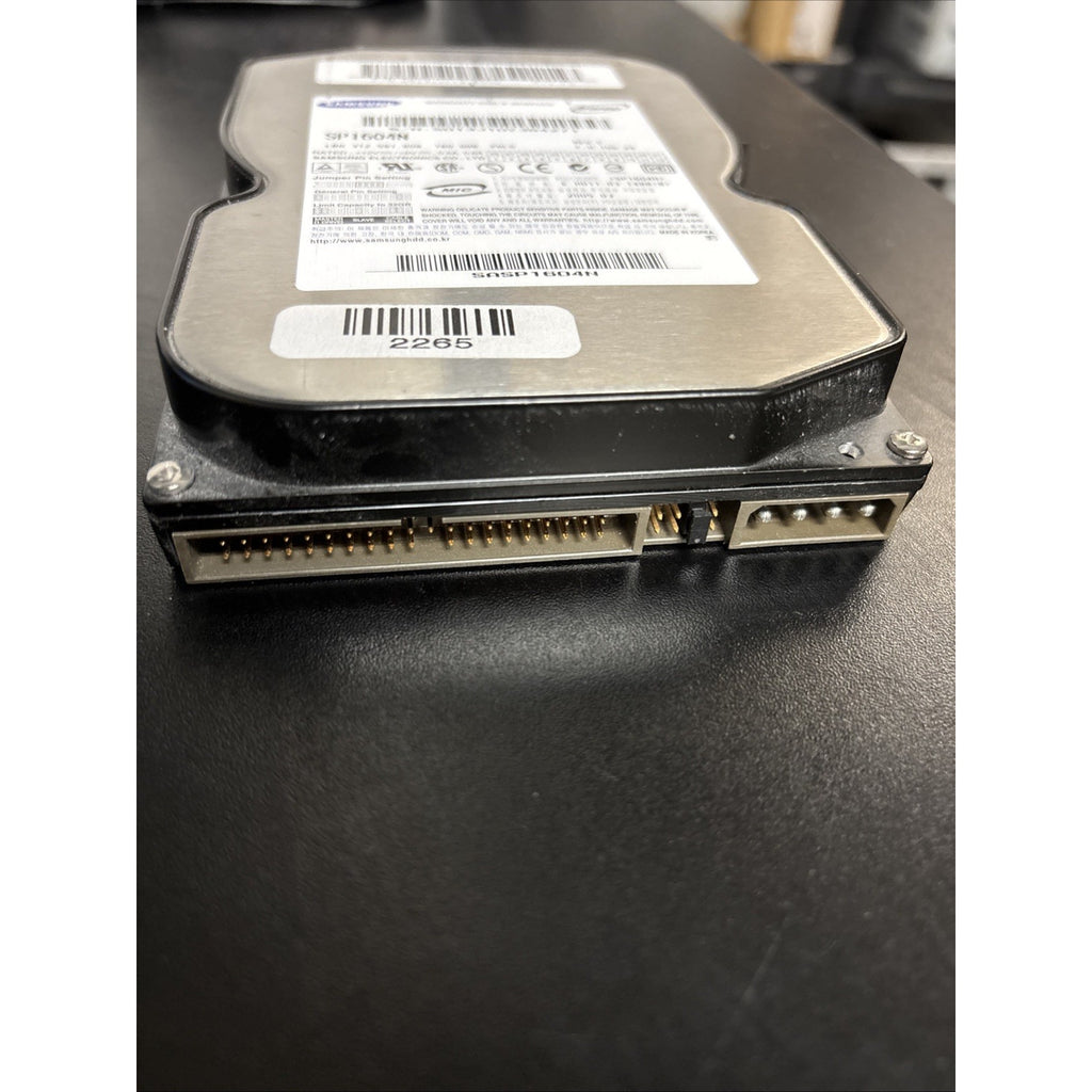 SAMSUNG SP1604N 160GB GB IDE 3.5" Hard Drive SASP1604N P/N: 0923J1FY318552