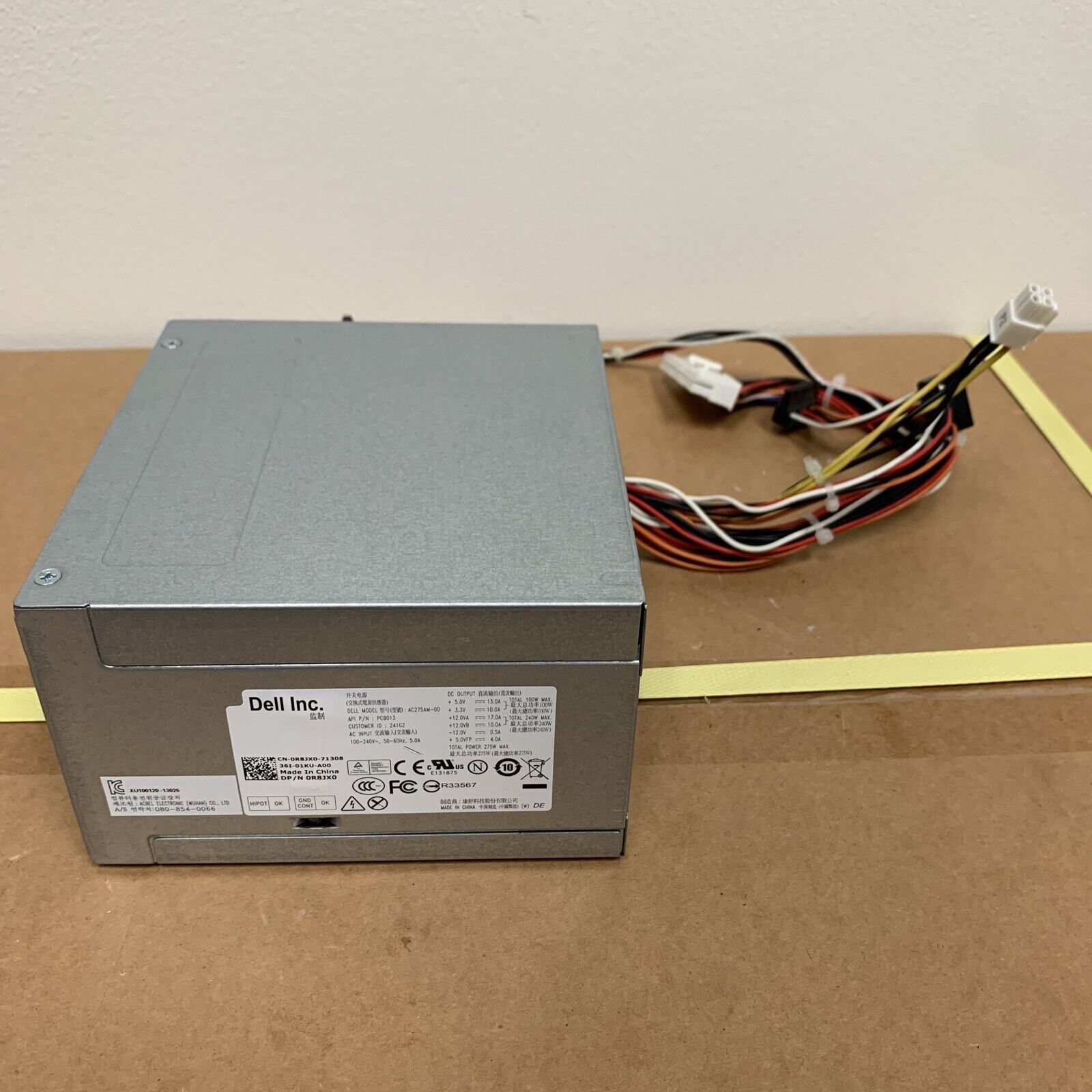 Dell Optiplex 3010 7010 9010 AC275AM-00 Power Supply 275W 0R8JX0 - Used Tested