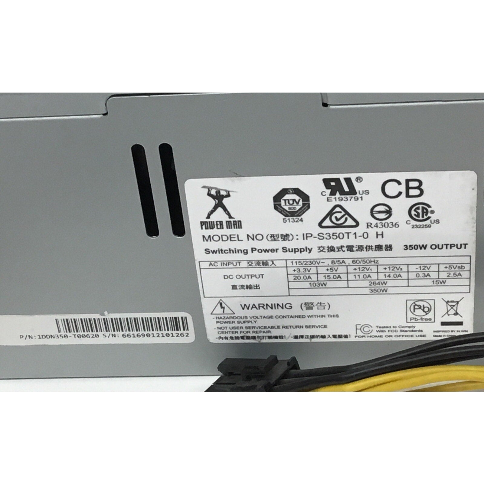Power Man IP-S350T1-0 H 350W Power Supply