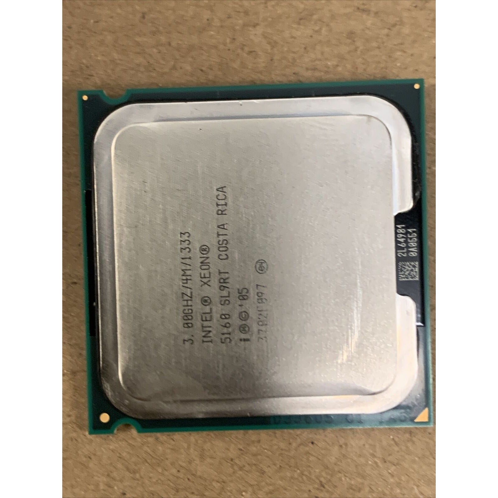 Intel Xeon 5160 SL9RT 3.00GHz 4MB Dual Core LGA 771 Server Processor CPU