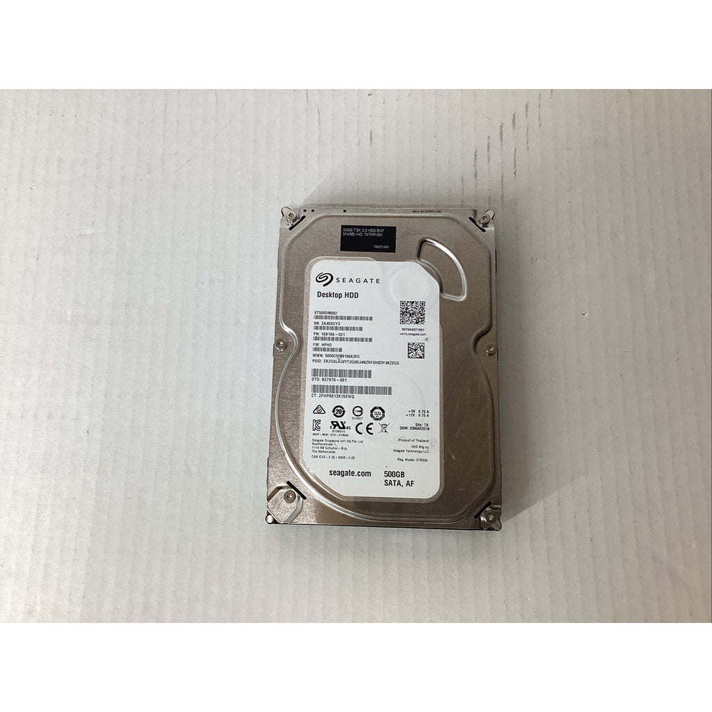 Seagate Barracuda ST500DM002 3.5" 500GB 7200RPM SATA Hard Drive 1BD142-021