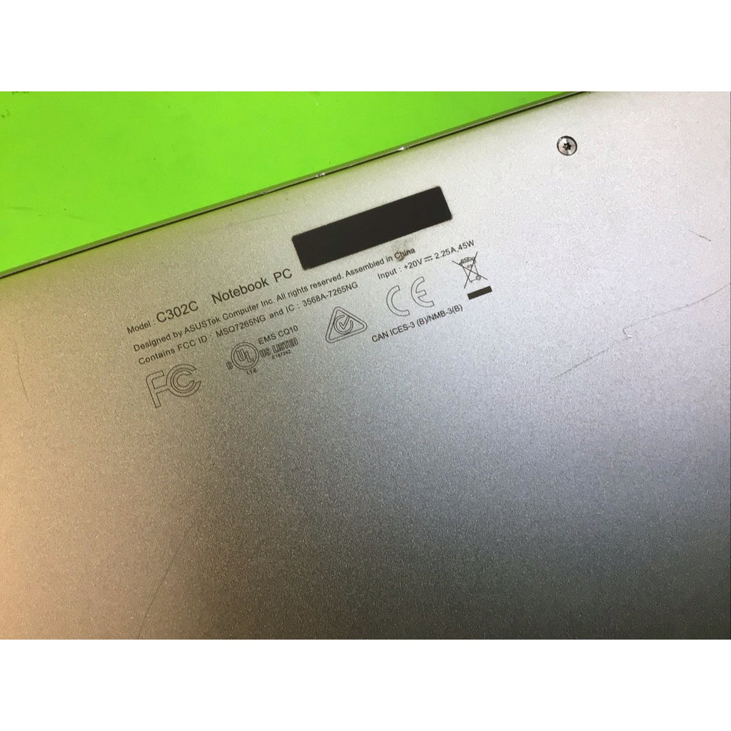 ASUS CHROMEBOOK FLIP C302C INTEL CORE M3 PROCESSOR, 4GB RAM, 64GB HDD TOUCH