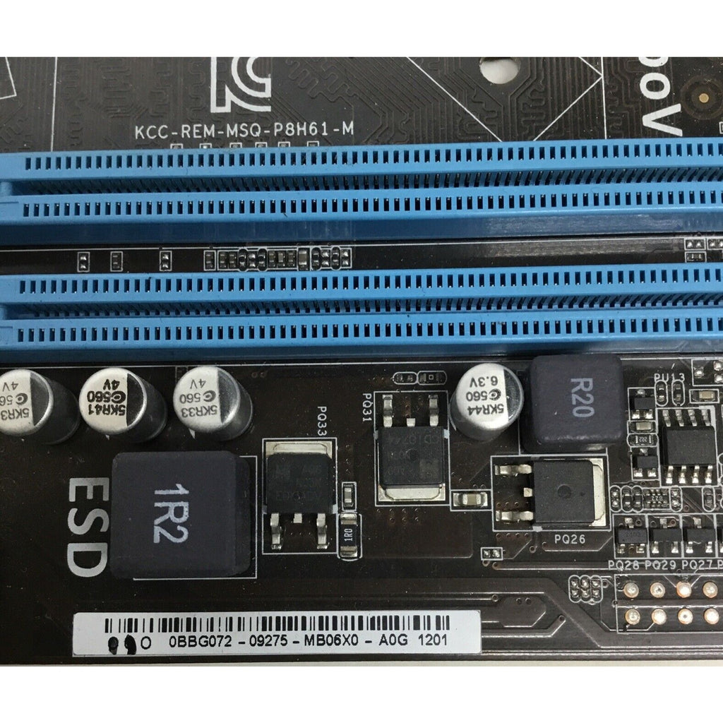 Asus PBH61-M Desktop Motherboard W/ Intel Core i5-2500k 3.3GHz