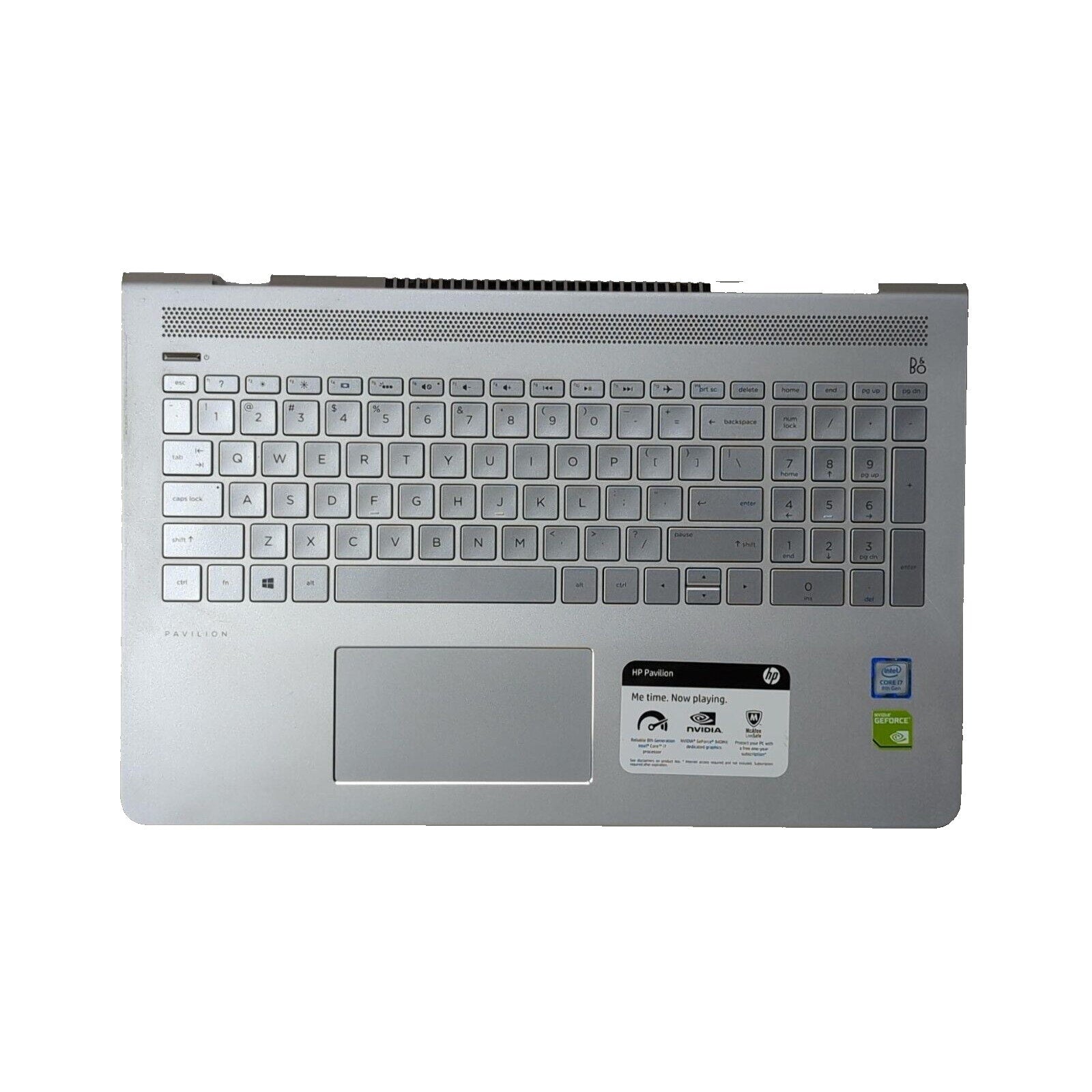 FOR PARTS - OEM HP Palmrest Assembly for HP Pavilion 15-cc116cl