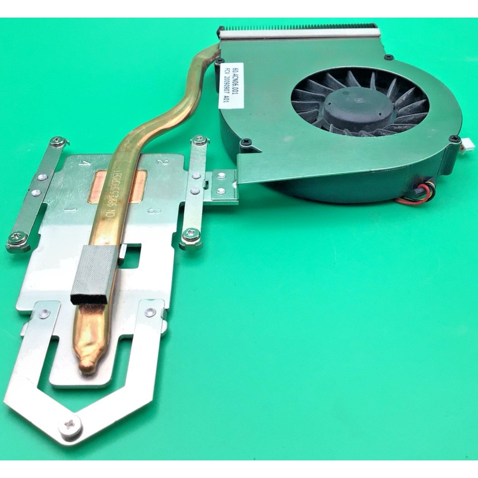 Dell Inspiron 1750 CPU Cooling Fan and Heatsink 0K536T
