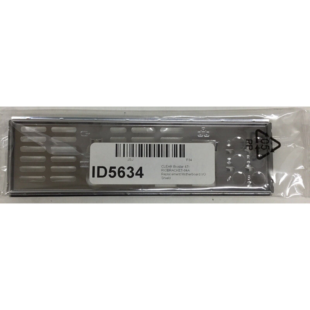 I/O Shield Back Plate Panel 47-RIOBRACKET-64A for BIOSTAR Motherboard Mainboard