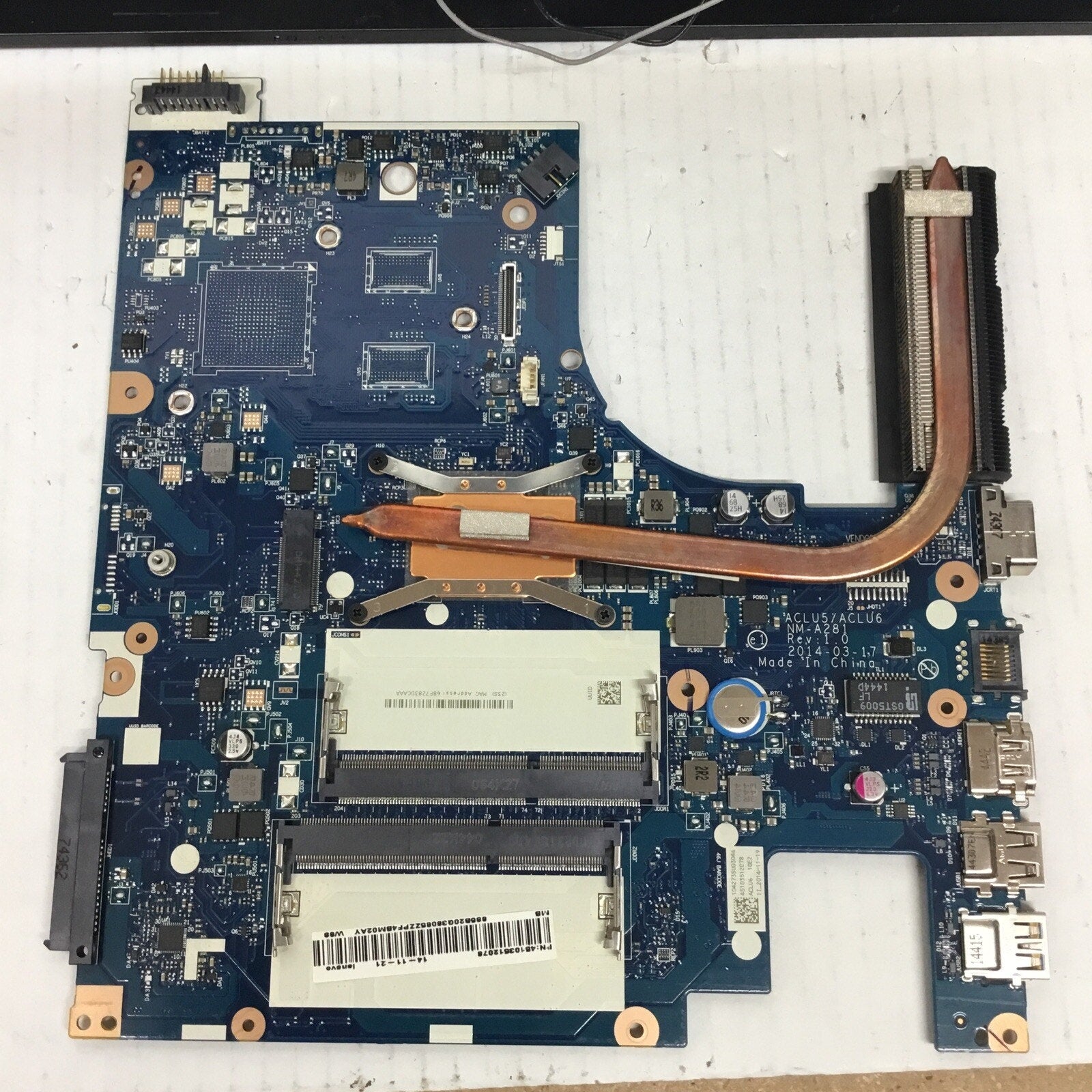 For Parts Lenovo G50-45 Motherboard NM-A281 45103512078