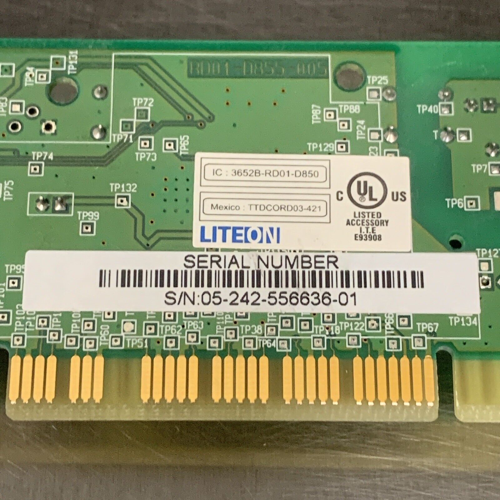 HP PAVILION SLIMLINE S3000 S7000 56K V.92 PCI LOW PROFILE MODEM BOARD 5188-8882