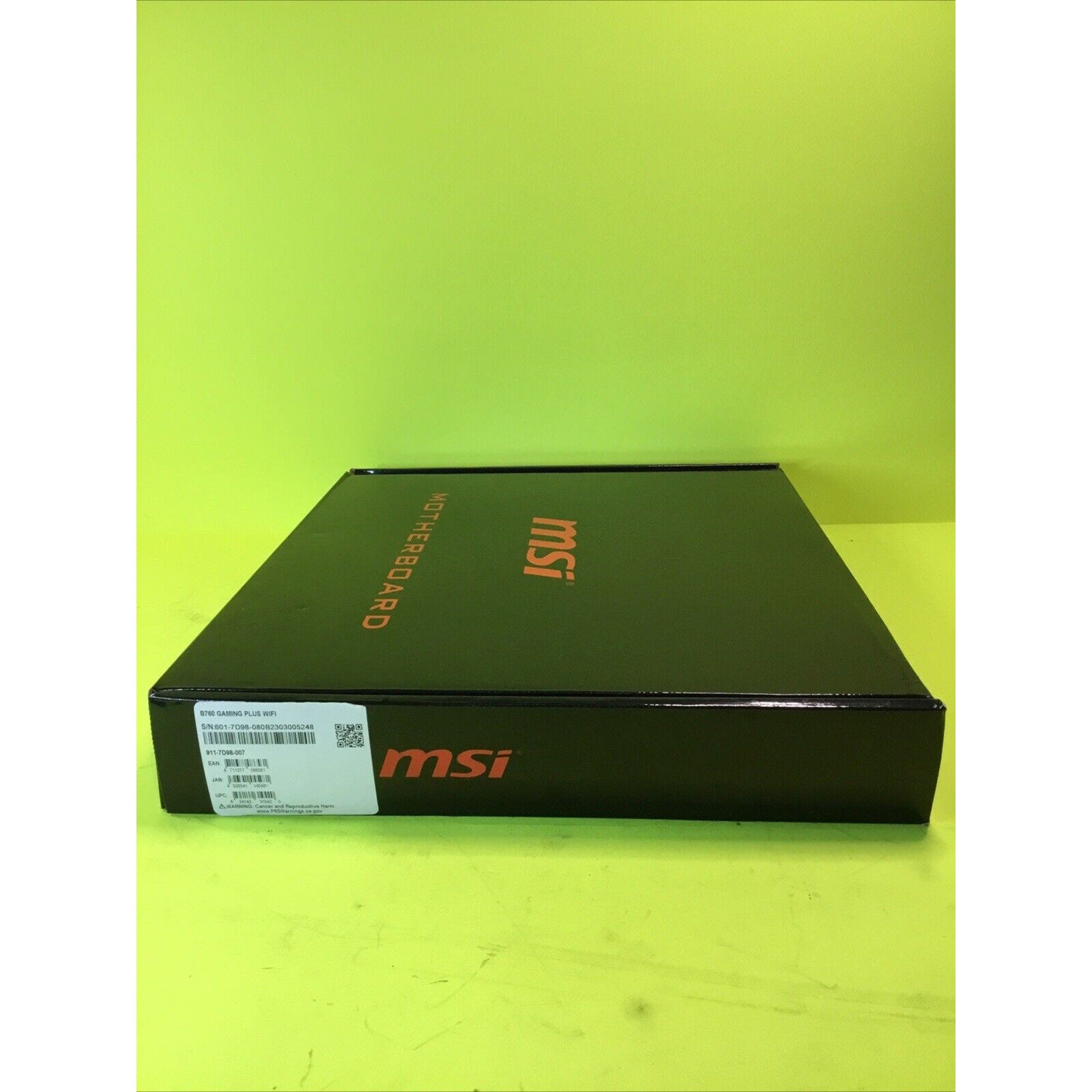 MSI B760 Gaming Plus WiFi BOX ONLY