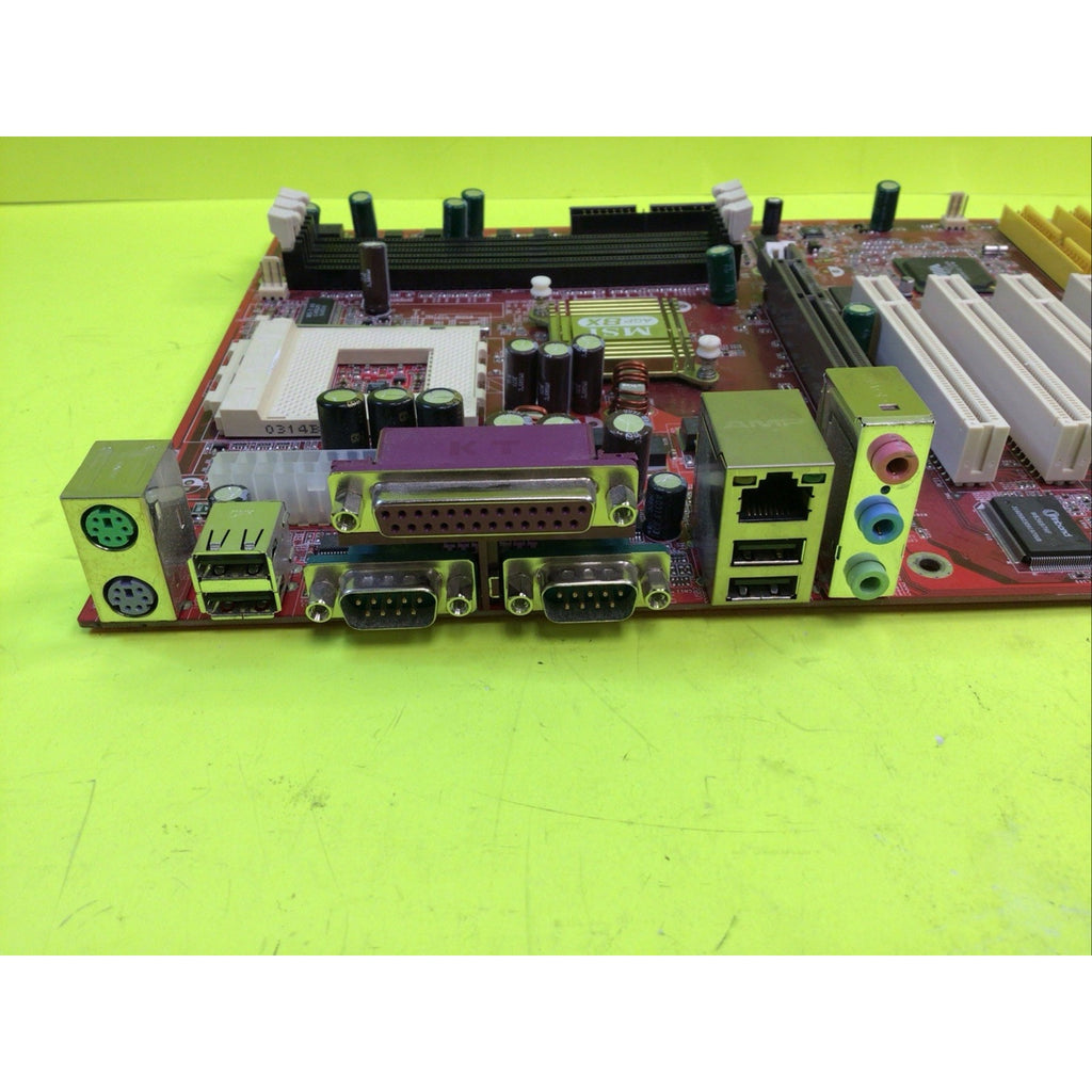 Socket 462/A MSI KT4AV-L VIA KT400A Chipset Motherboard FOR PARTS or REPAIR