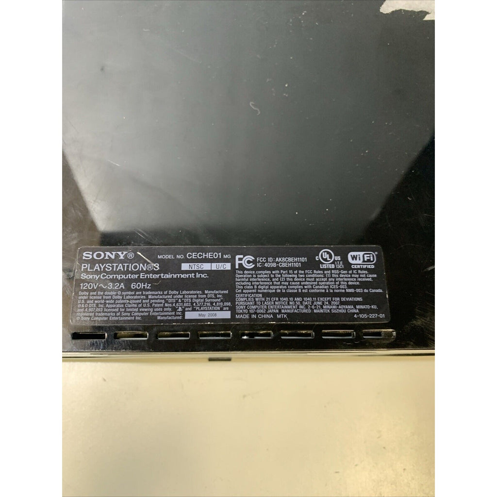 PlayStation 3 -PS3- CECHE01 Console For Parts!! NO DISPLAY / Power Bad