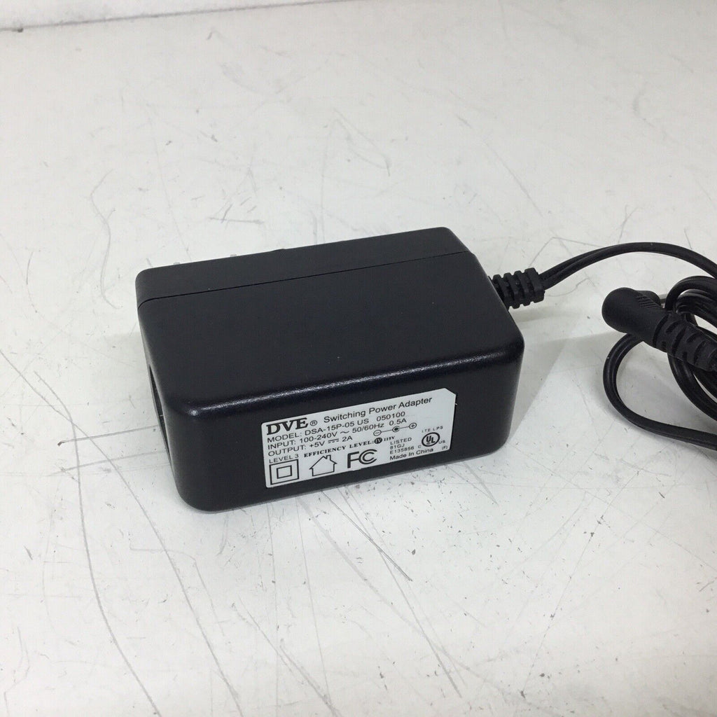 DVE Switching AC Power Adapter Model DSA-15P-05 US 5V DC 2A