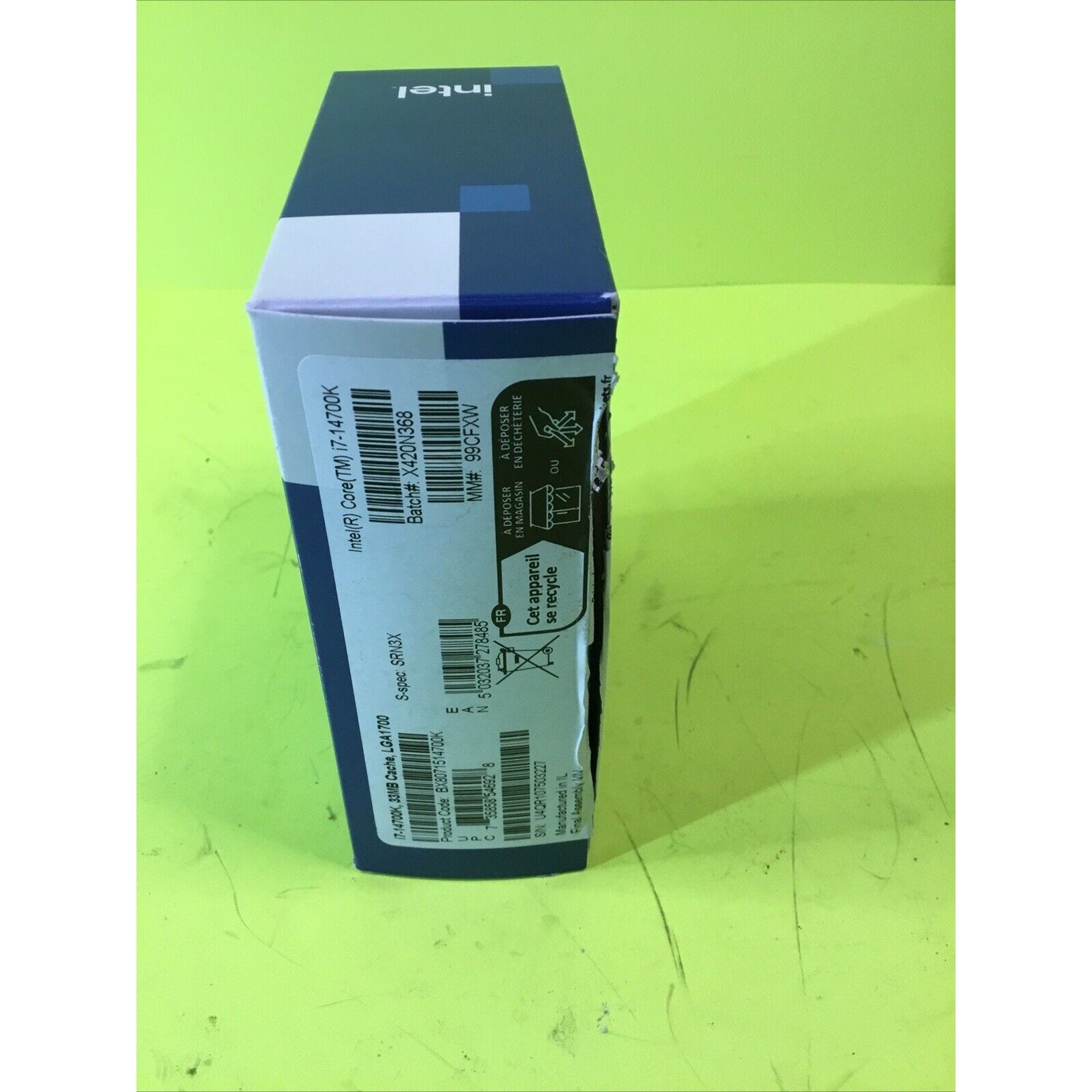 Intel Core i7-14700K BOX ONLY