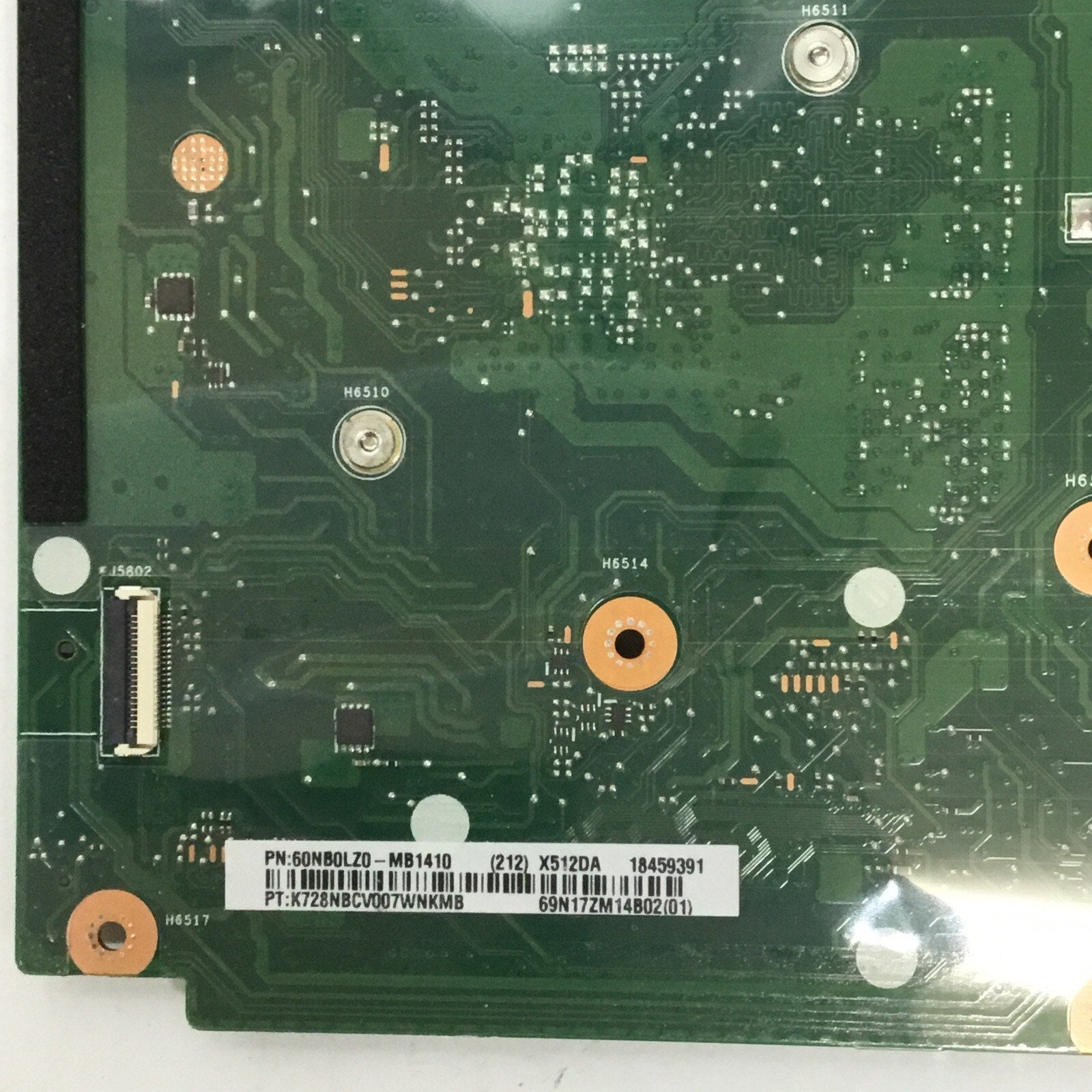 PARTS ASUS VivoBook 15 F512DA RYZEN 5 3500U 2.10Ghz Motherboard 60NB0LZ0-MB1410