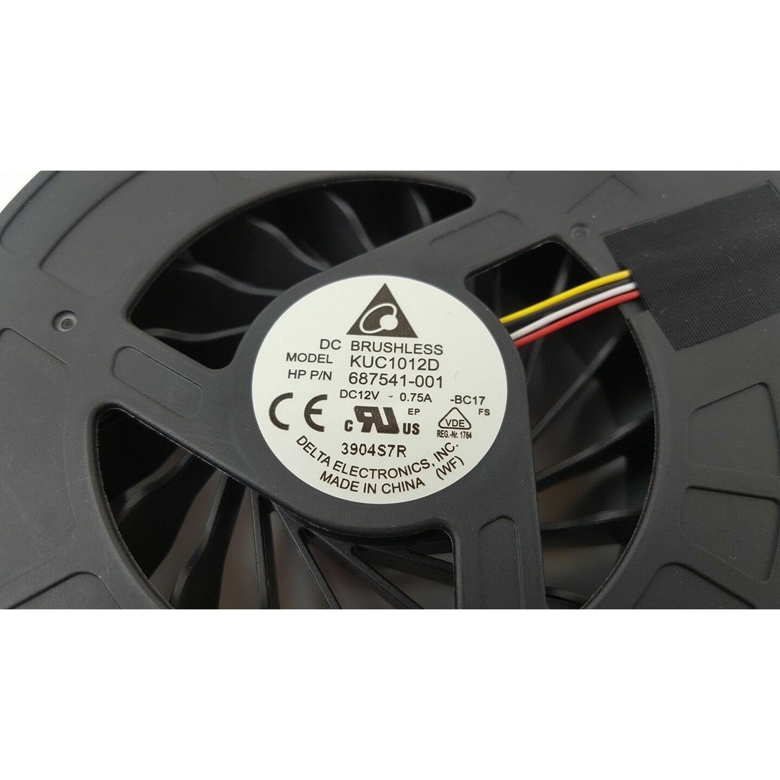 Delta Electronics Cooling Fan for HP Elite 8300 All-in-One DC12V 0.75A Brushless