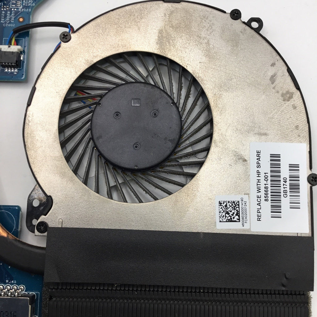 HP 17-X116dx Genuine Laptop Motherboard w/ Intel i5-7200U 2.5Ghz CPU + 8GB RAM