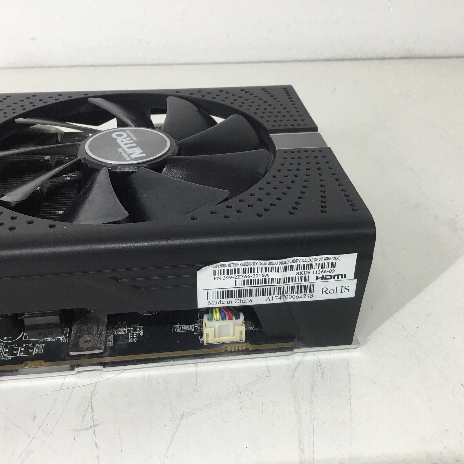 Sapphire Nitro+ Radeon RX 570 8GB GDDR5 Dual HDMI 299-2E366-001SA