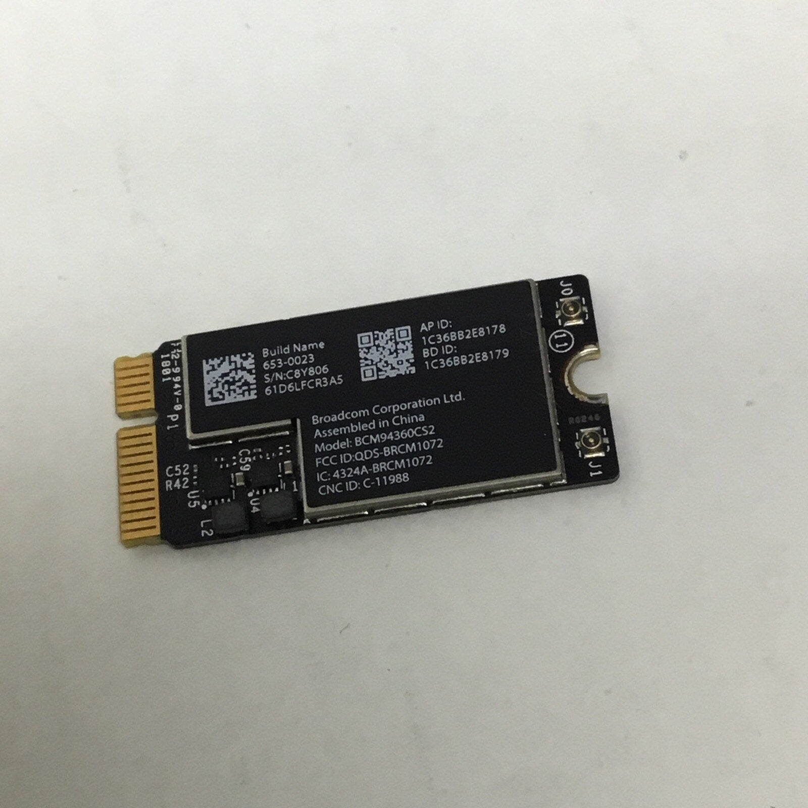 WiFi Wireless Card 653-0023 Apple MacBook Air A1466 653-0023