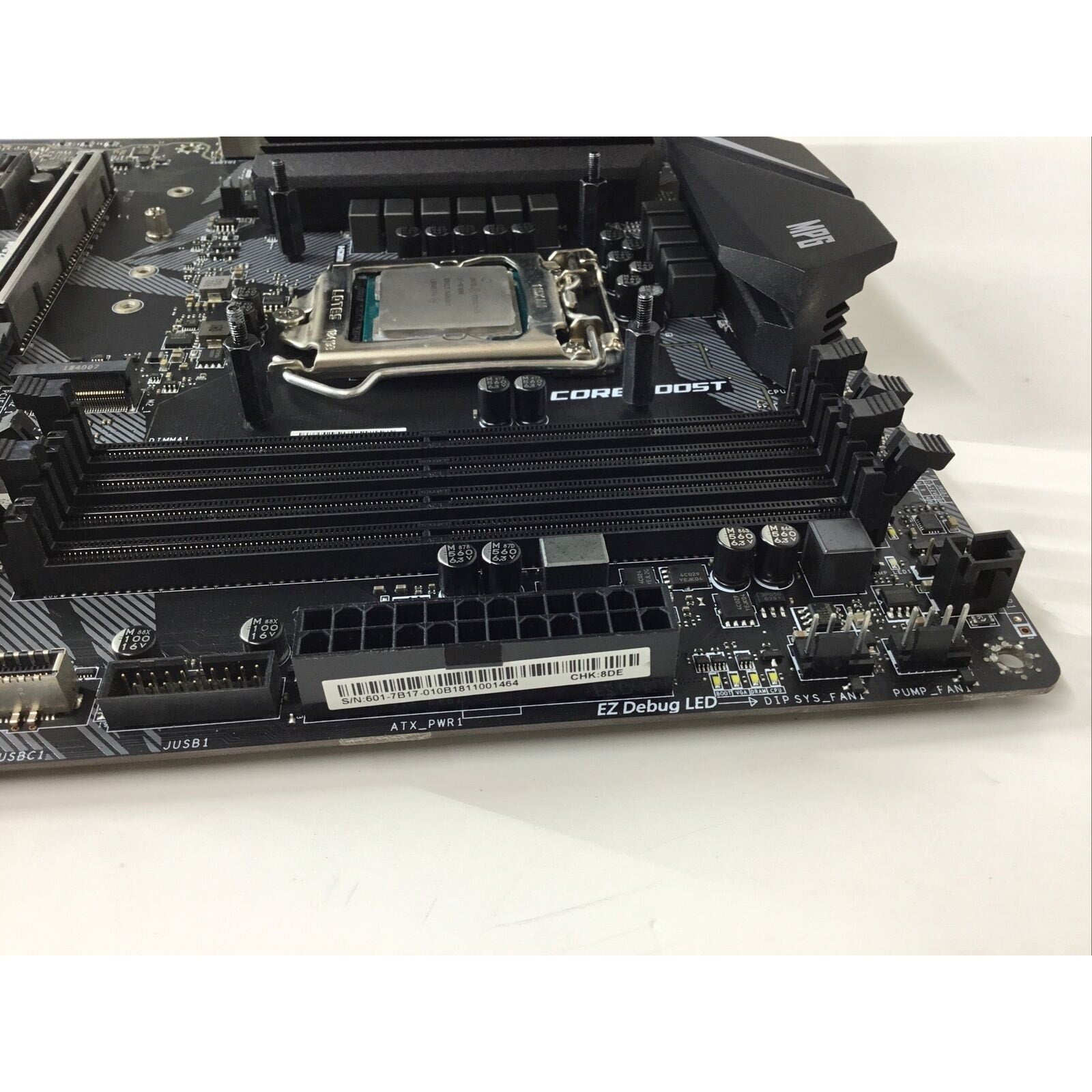 MSI MPG Z390 GAMING EDGE AC Motherboard w/ Intel Core i7-9700k Processor CPU