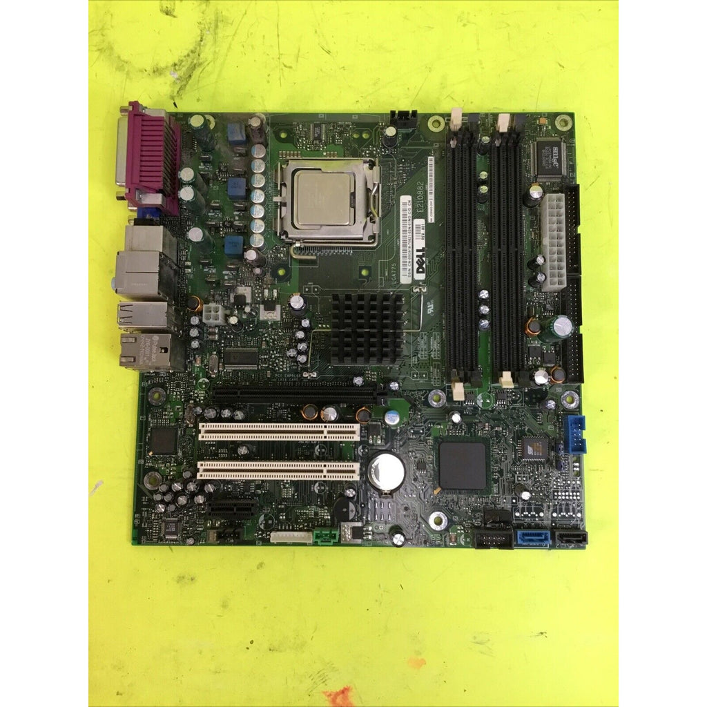 Intel e210882 LGA775 Motherboard with Pentium 4 FOR PARTS or REPAIR