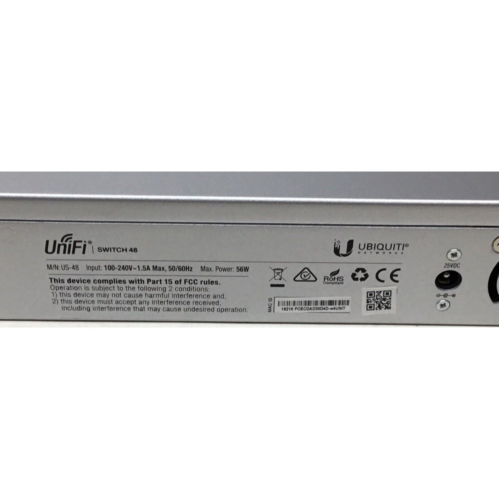 Ubiquiti US-48 UniFi Switch 48 Port Gigabit