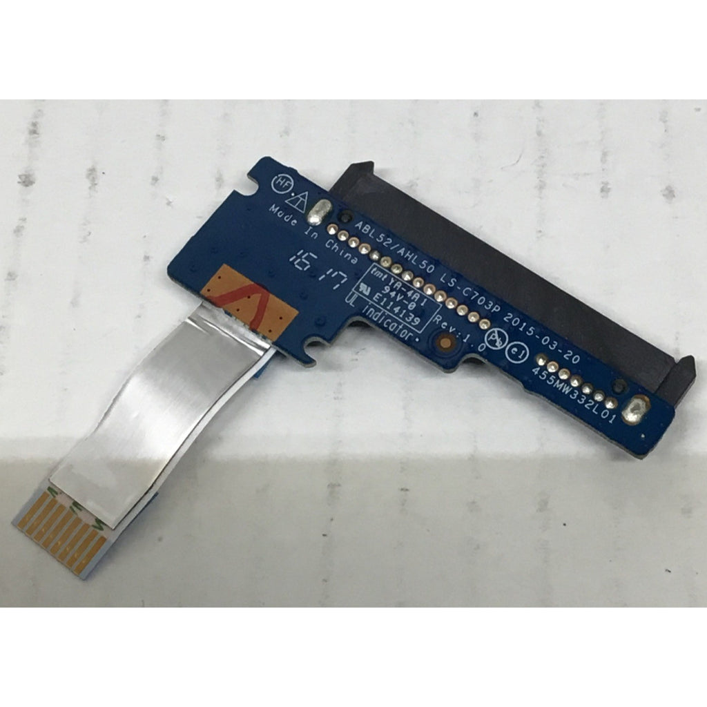 Genuine HP 15-AY / 255 G5 Hard Drive Connector Board with Cable LS-C703P