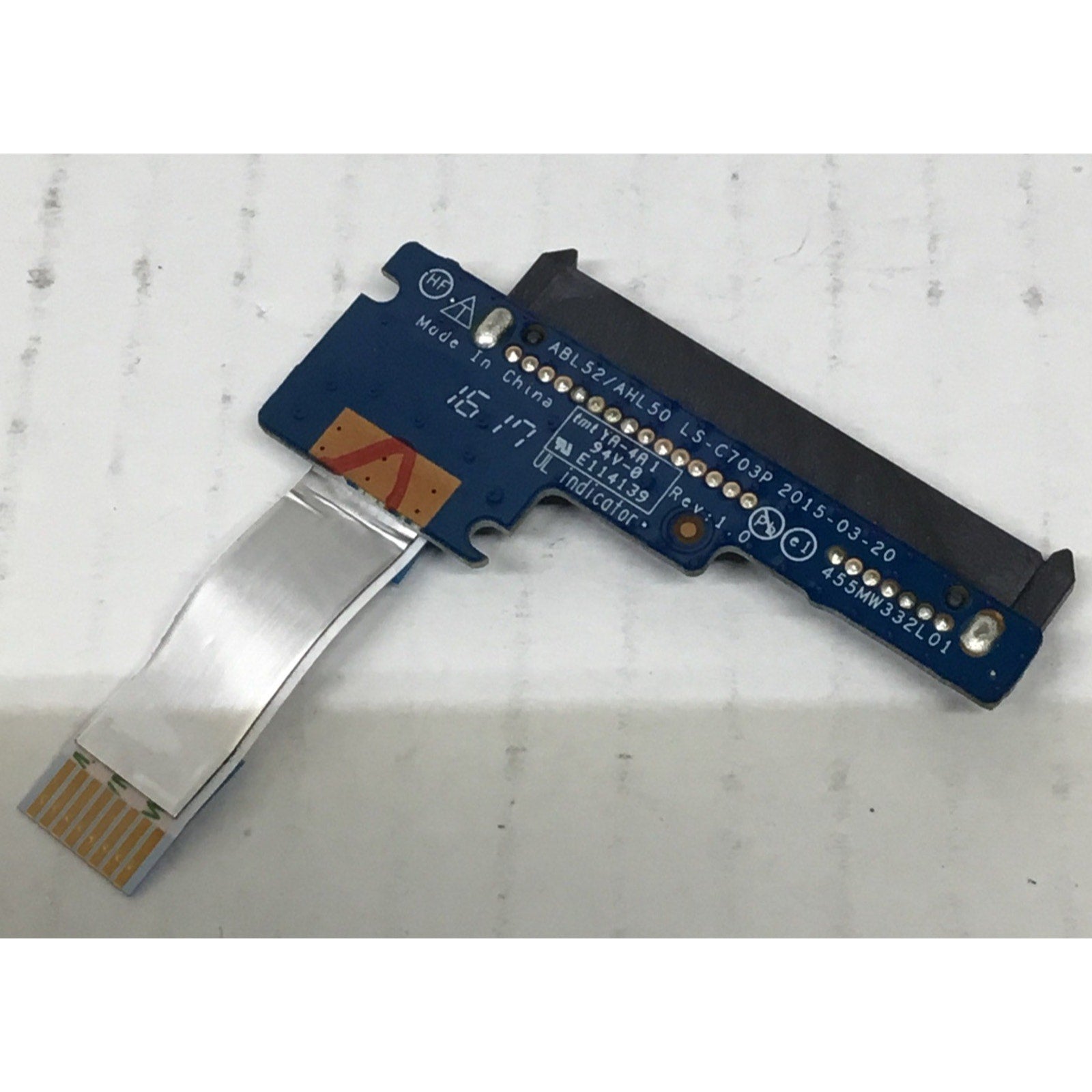 Genuine HP 15-AY / 255 G5 Hard Drive Connector Board with Cable LS-C703P