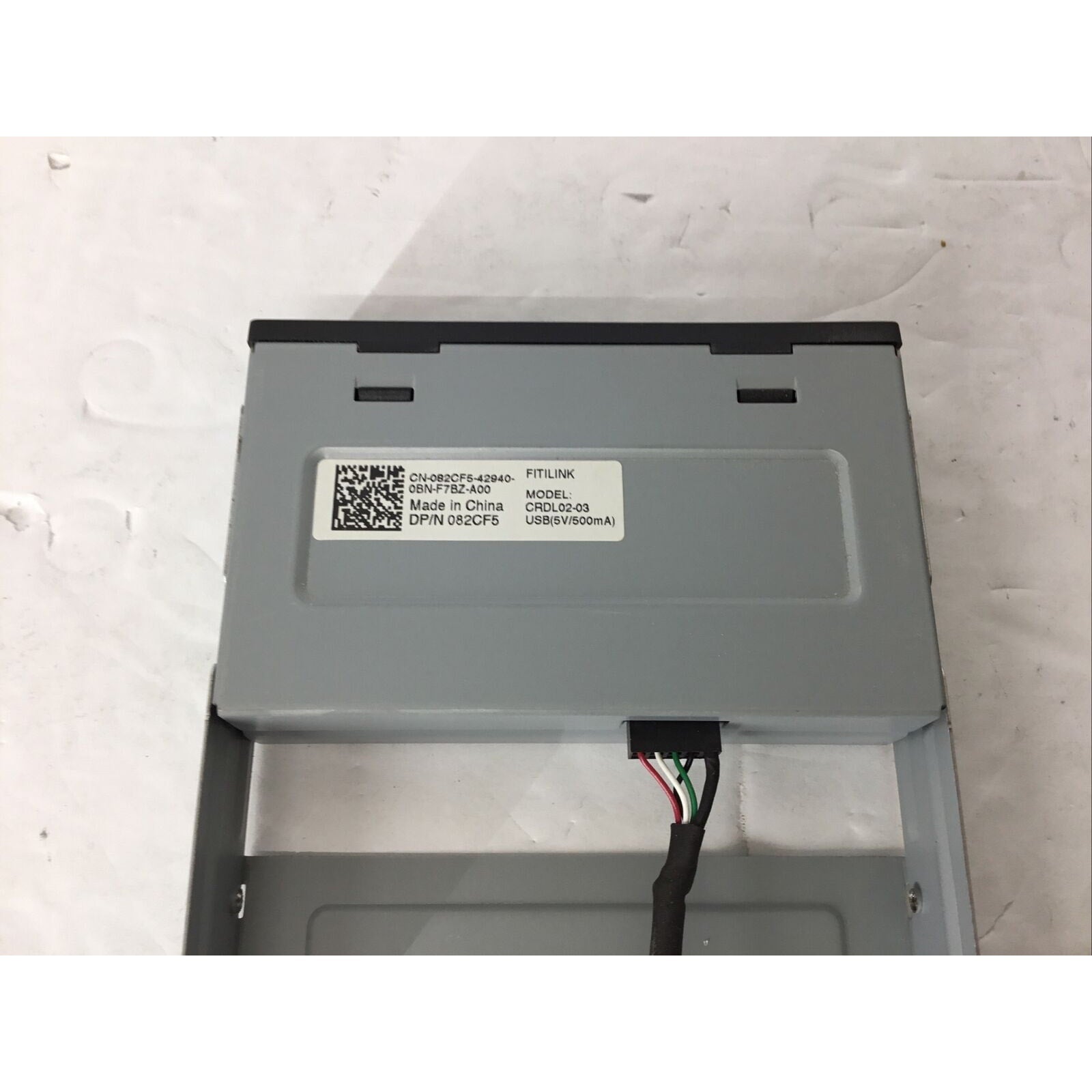 Dell Inspiron CRDL02-03 Slim Case Media Card Reader w/ Cable 082CF5