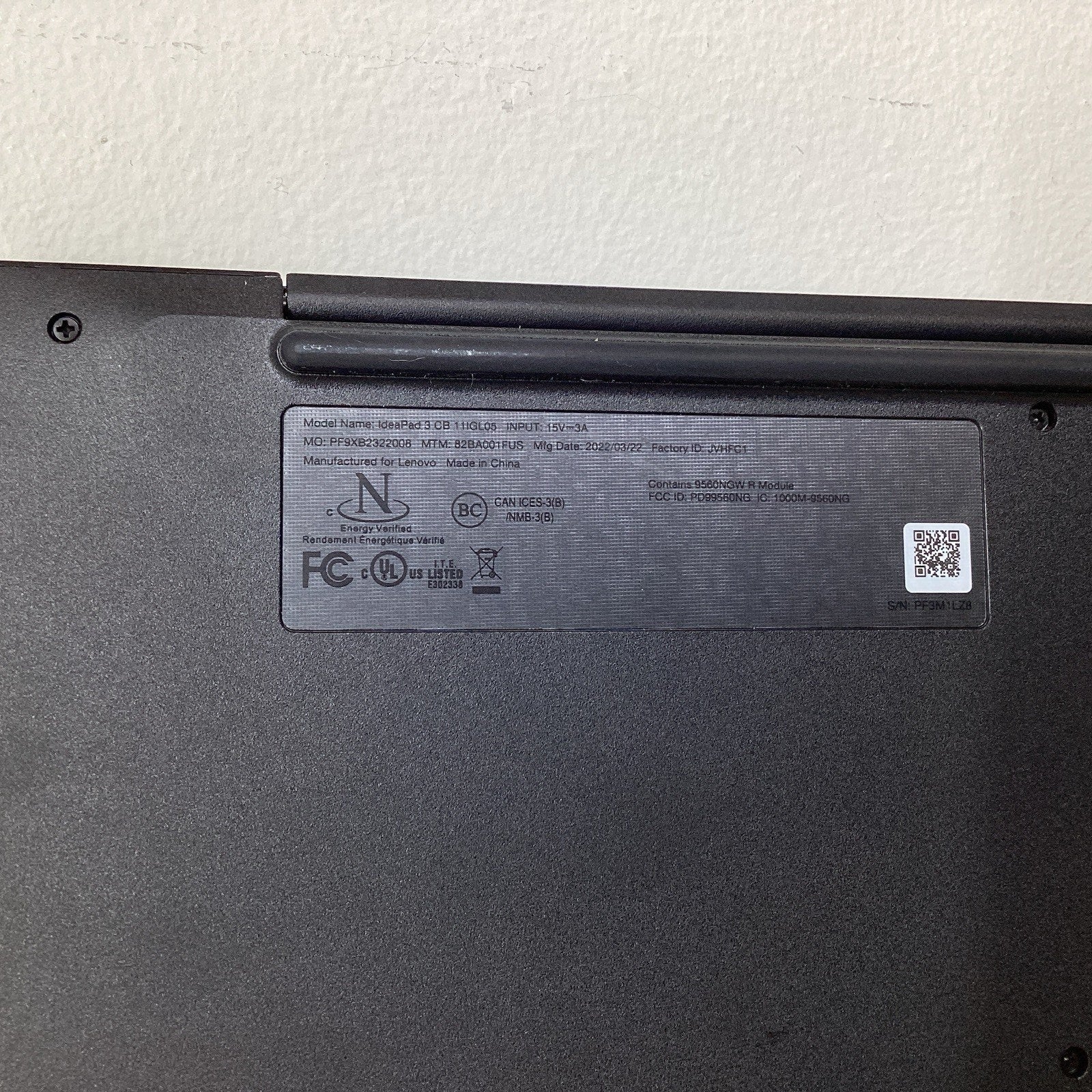 Lenovo IdeaPad 3 CB 11IGL05 11.6" HD Celeron N4020 1.1GHz Intel UHD Chromebook