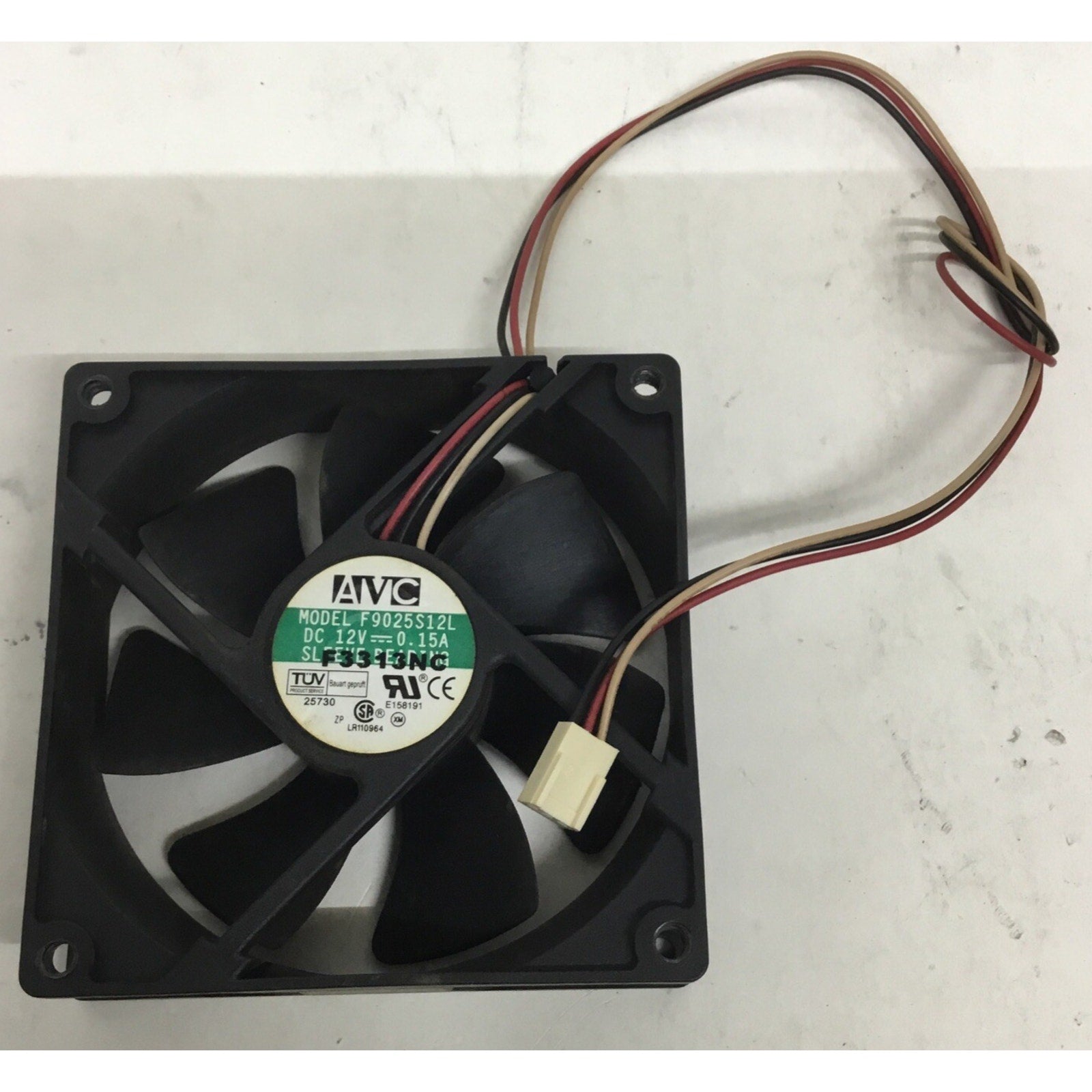 Desktop Computer AVC F9025S12L 3 Wire Cooling Fan