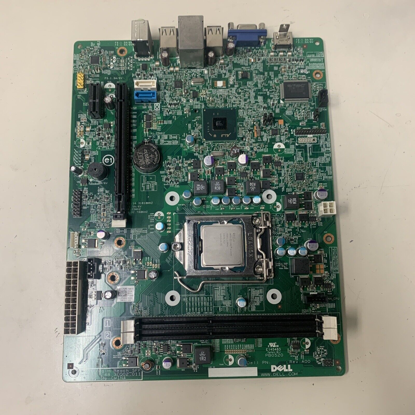 Dell OptiPlex 3010 LGA1155 DDR3 Desktop Motherboard | 0T10XW | With I3-3220 CPU