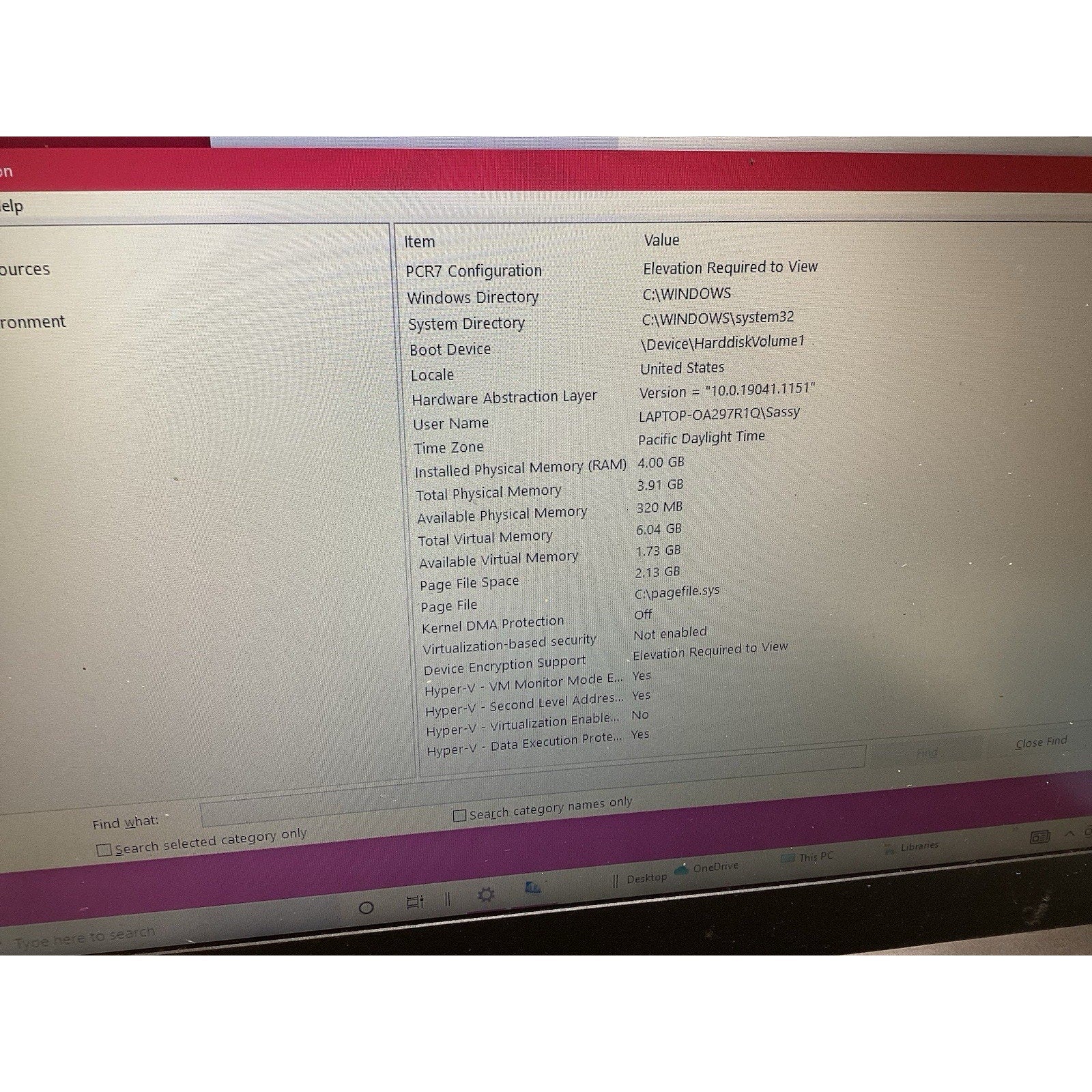 Lenovo IdeaPad 330S-15IKB 15.6" Laptop i3-8130U 2.20GHz 4GB RAM Win 10