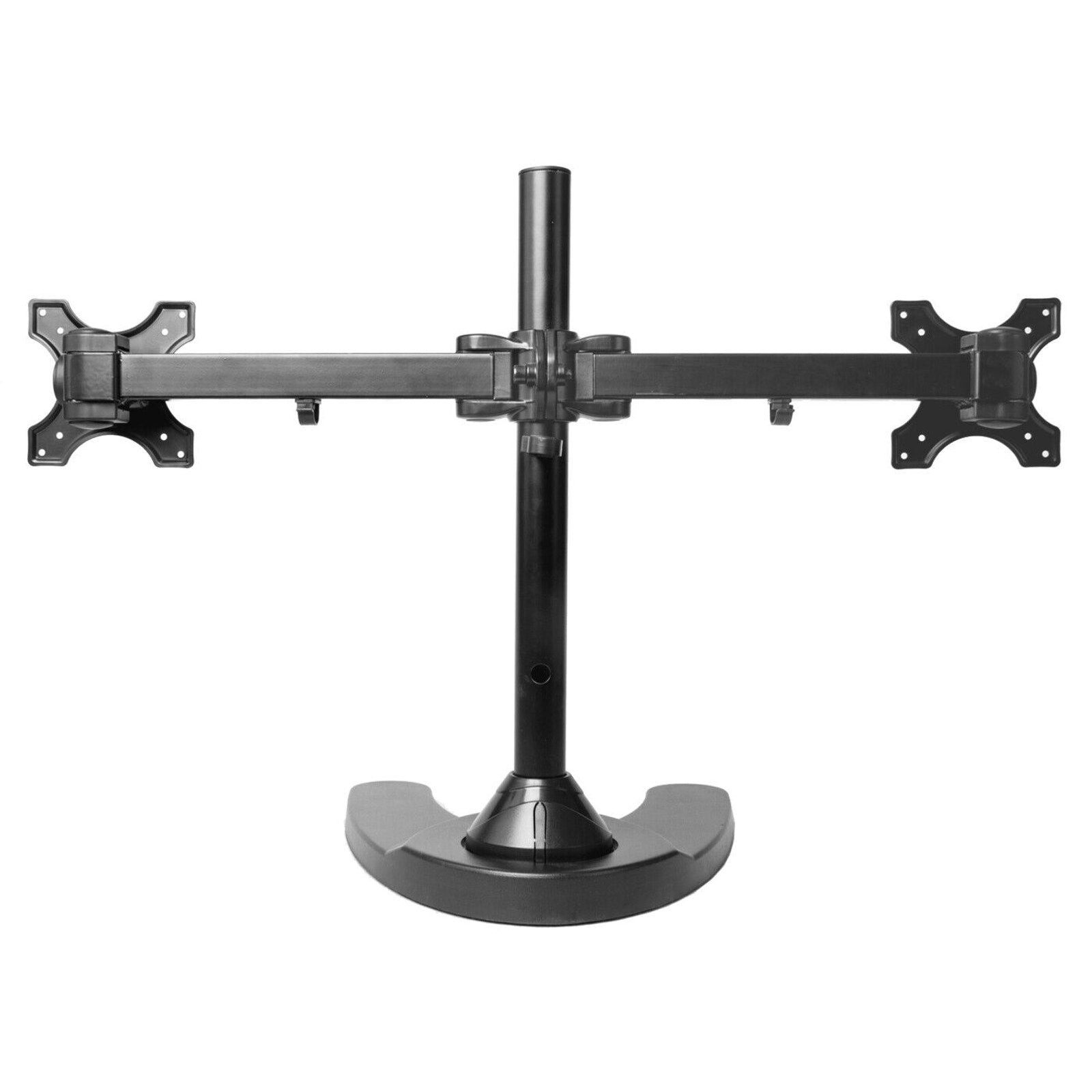 MonMount Dual LCD Freestanding Monitor Stand Up to 24-Inch, Black (LCD-6460B)